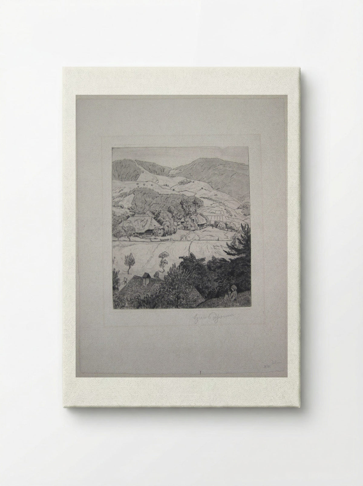 Schönenberg - Hans Thoma - Canvas