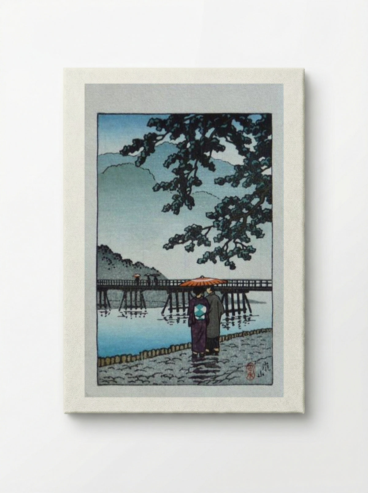 Light Rain at Arishiyama - Hasui Kawase - Canvas