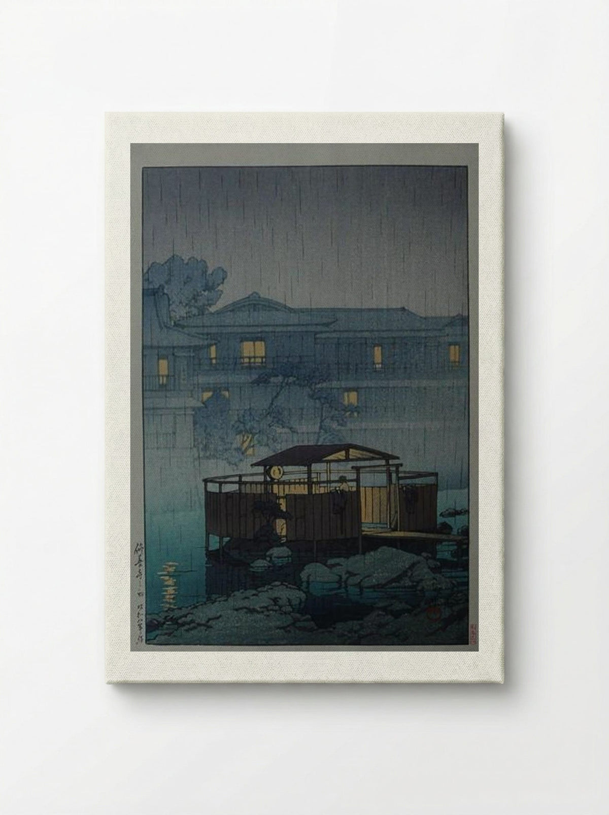 Rain at Shuzenji Spa - Hasui Kawase - Canvas
