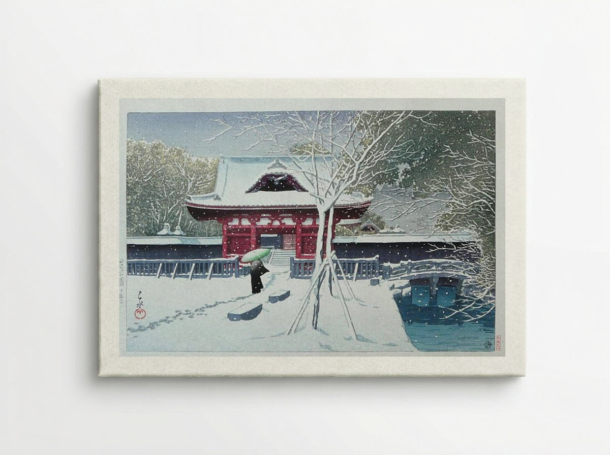 Snow at Shiba Park - Hasui Kawase - Canvas