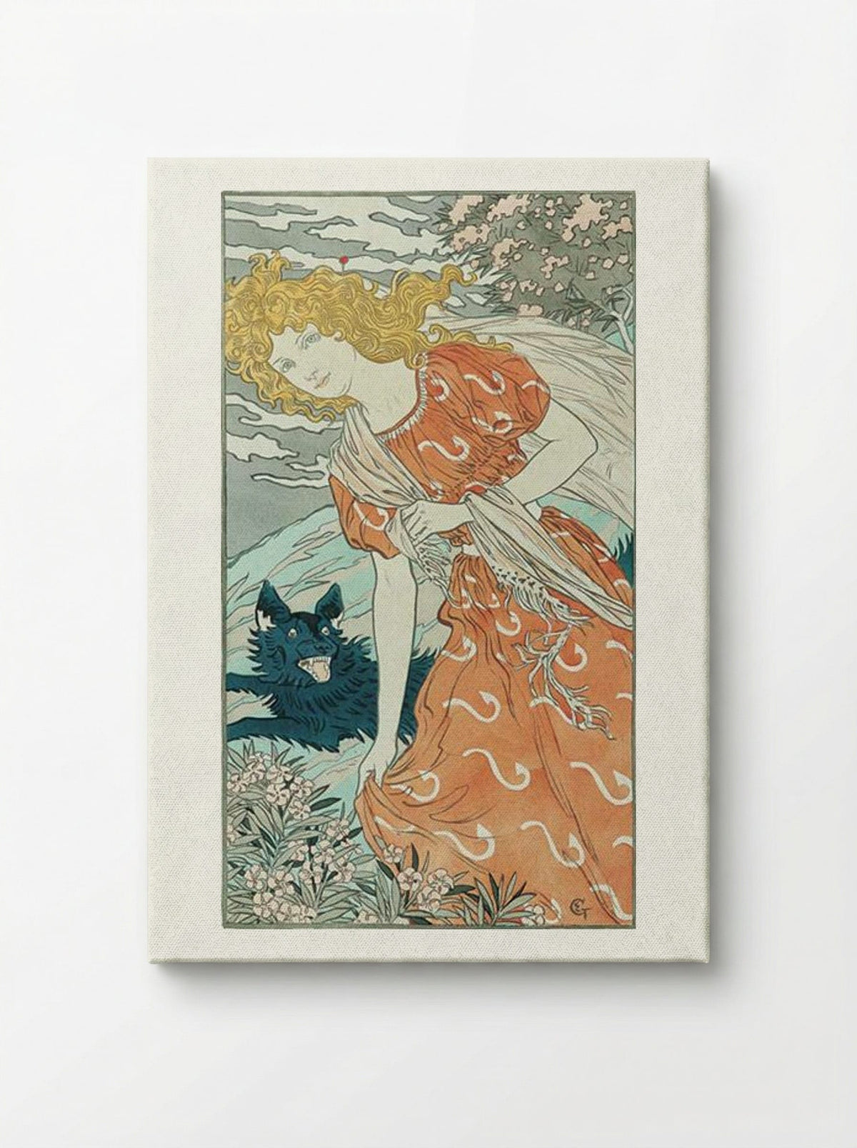 Danger - Eugène Grasset - Canvas