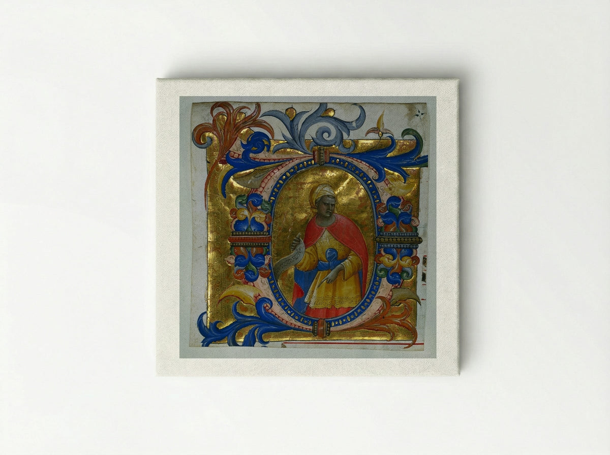 Initial D[eus in loco] with a Prophet - Lorenzo Monaco - Canvas