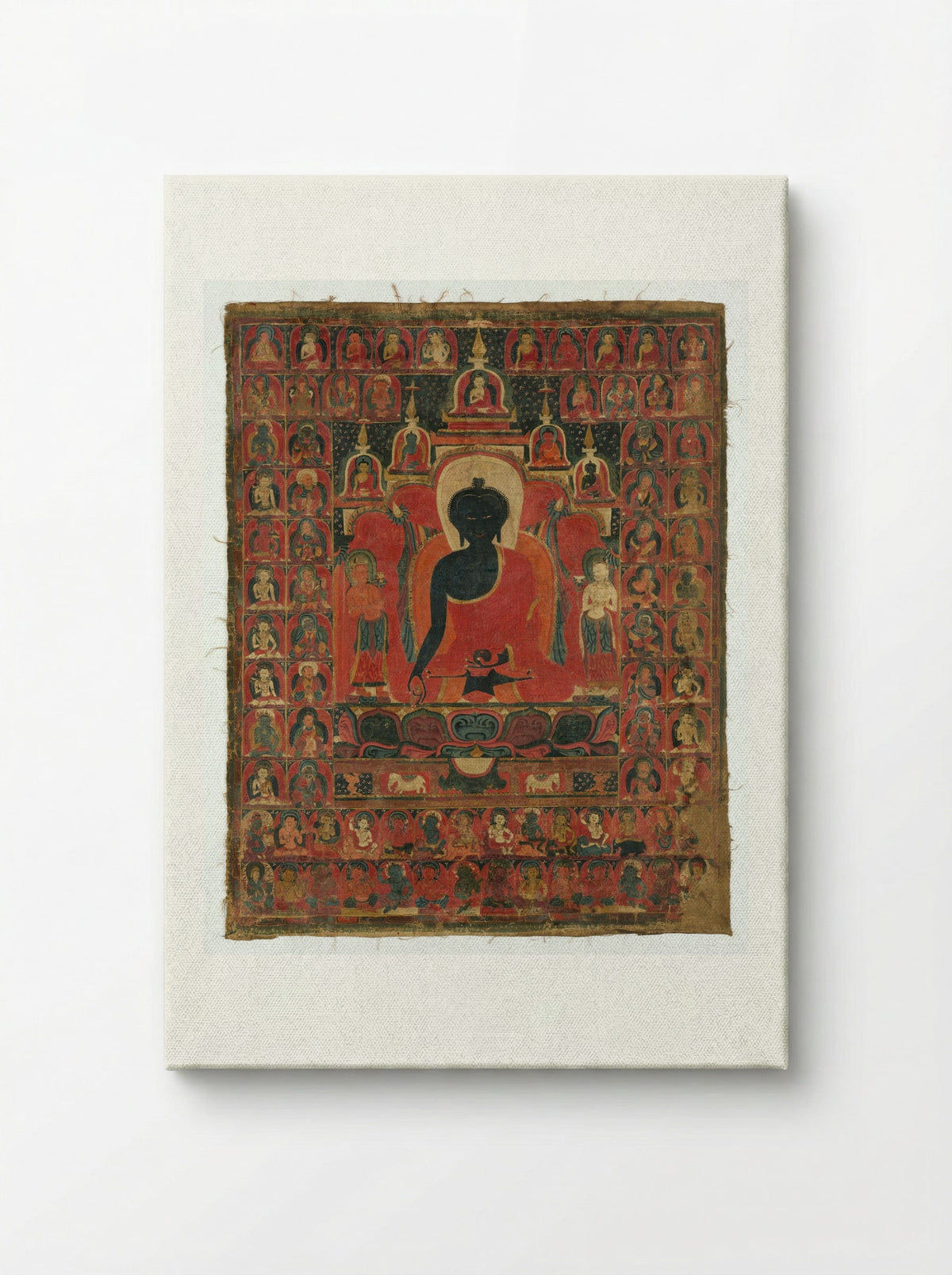 Seated Medicine Buddha (Bhaishajyaguru) - Fine Art Print - Canvas