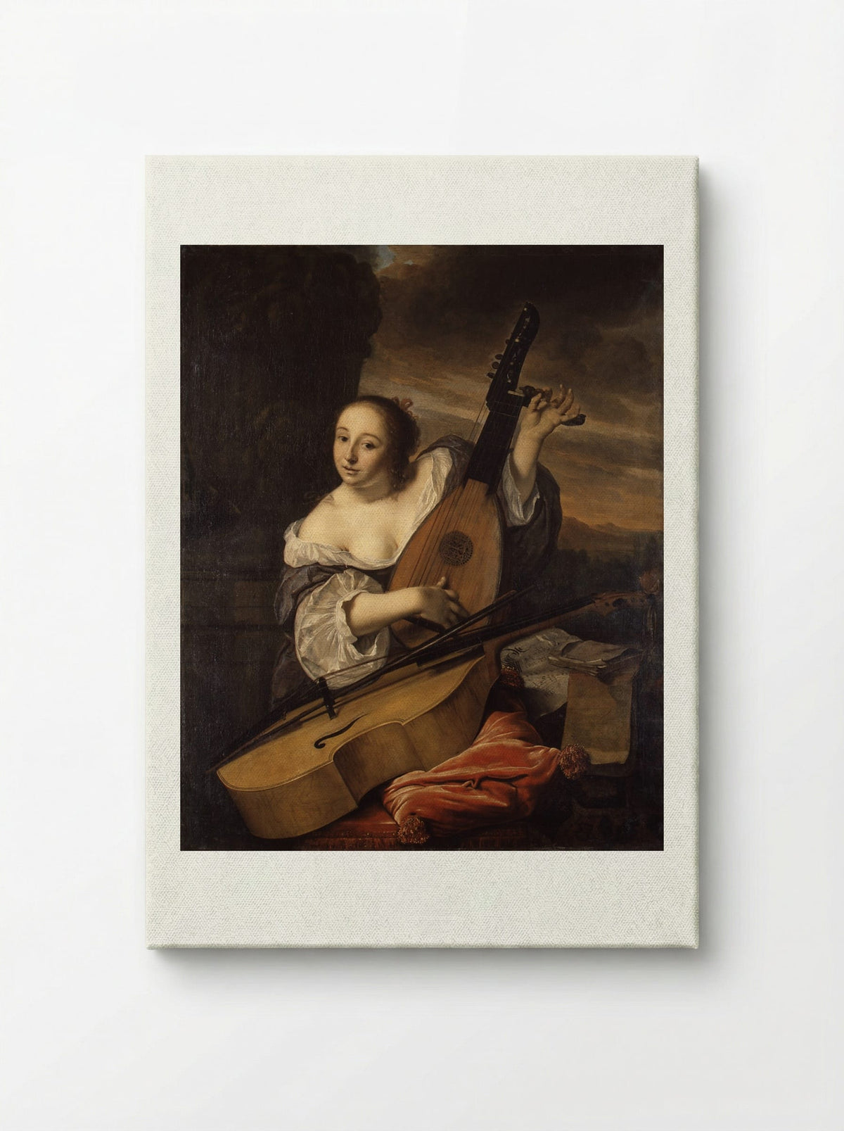 The Musician - Bartholomeus van der Helst - Canvas