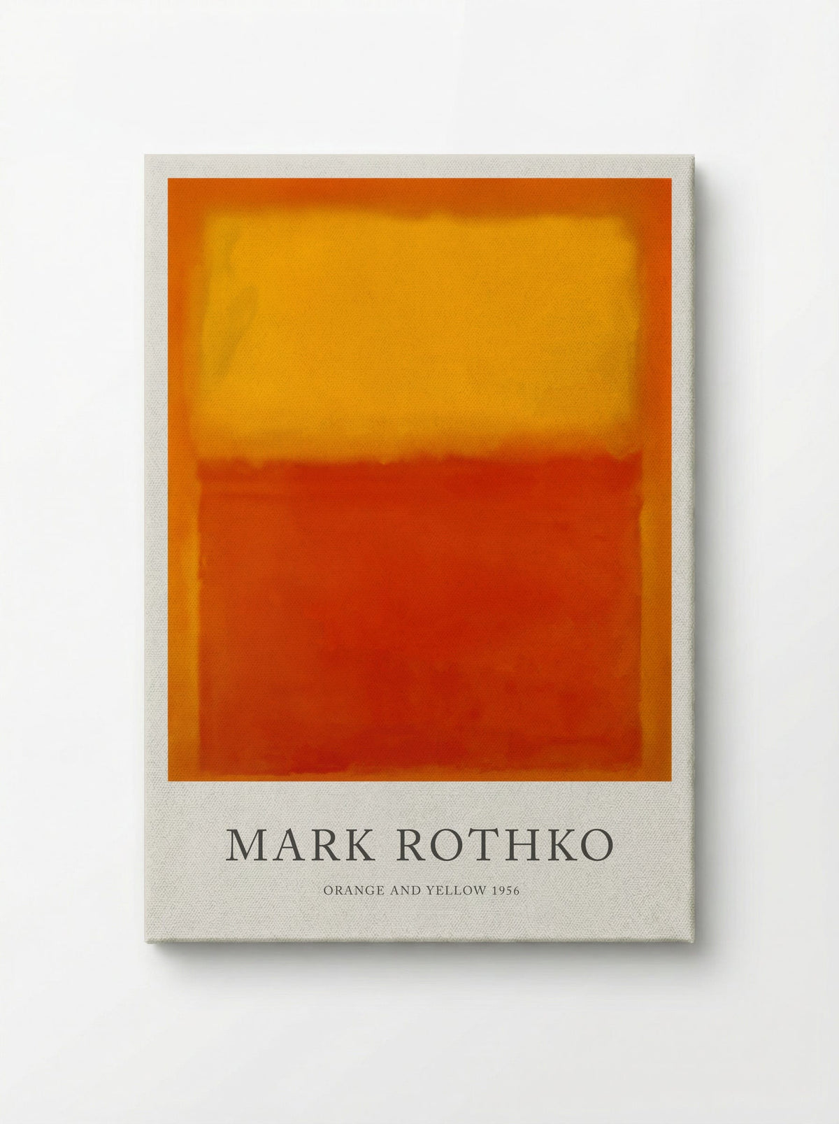Orange and Yellow - Mark Rothko - Canvas