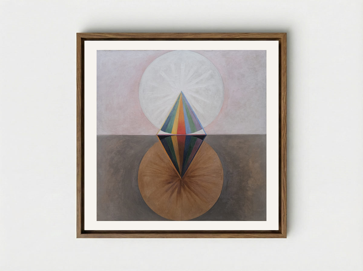 The Swan, No. 12 - Hilma af Klint - Framed Canvas Wood