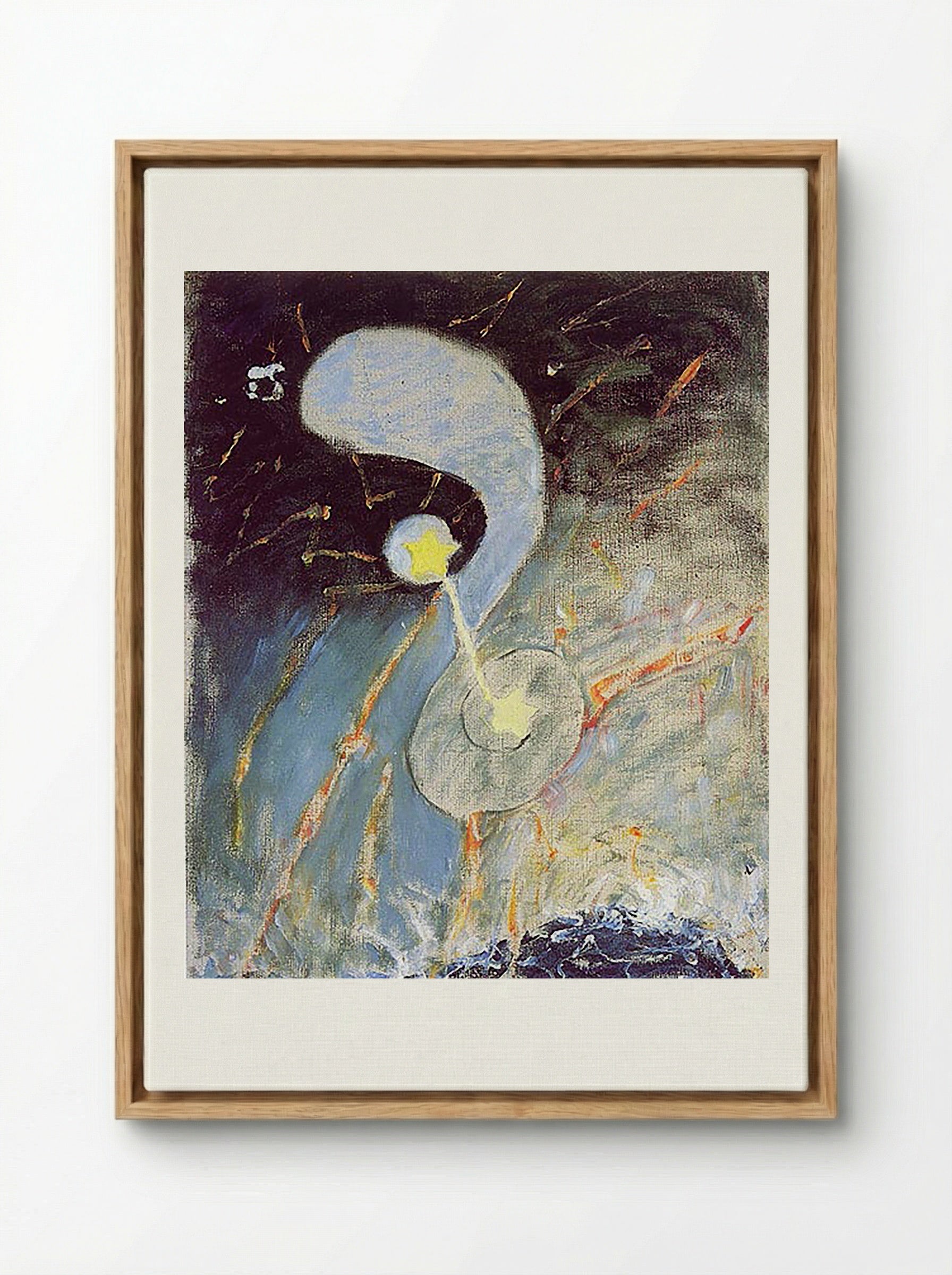 Chaos, No. 2 - Hilma af Klint - Framed Canvas Wood