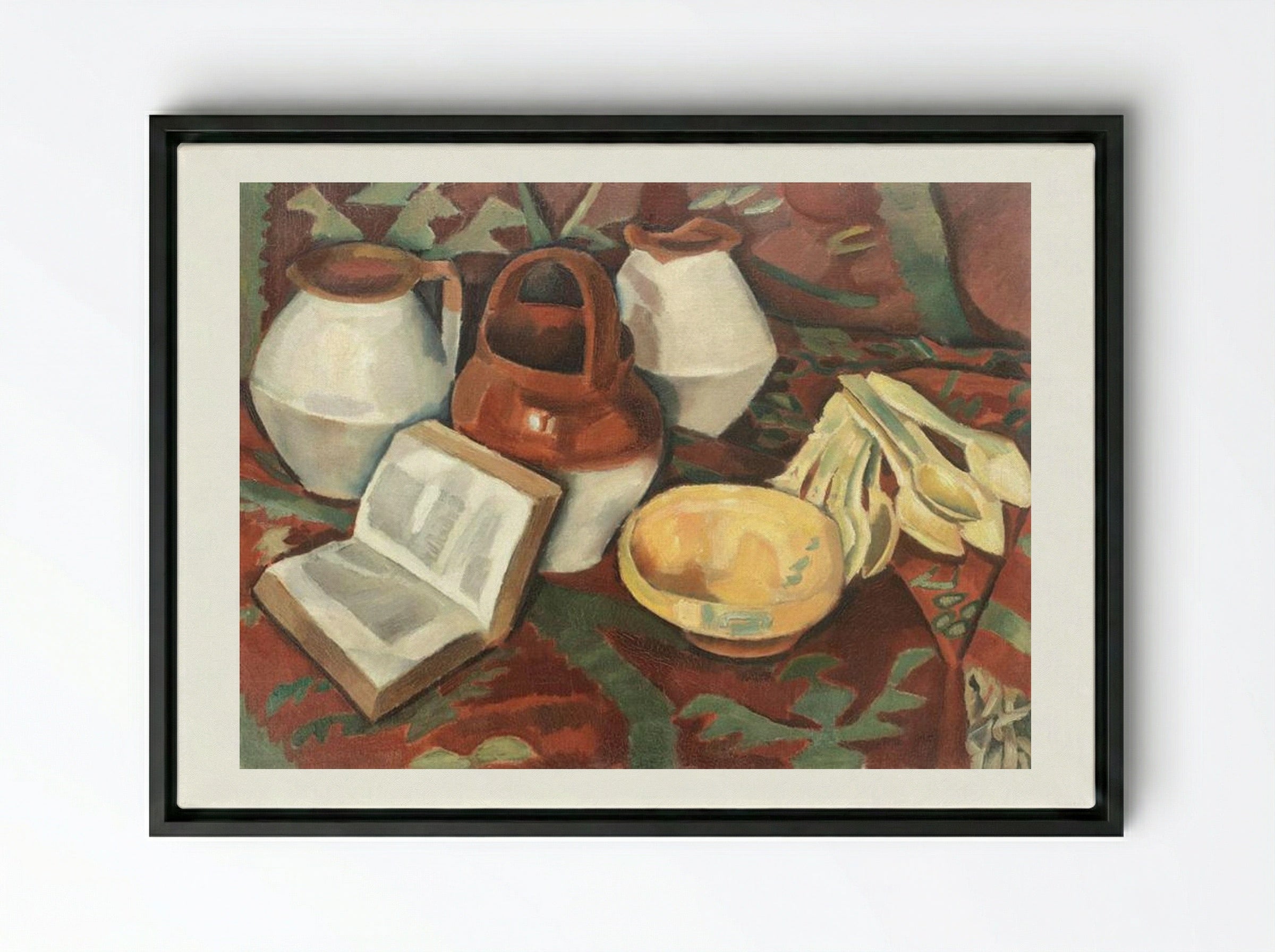 Traditionalist Still Life - Iosif Iser - Framed Canvas Black