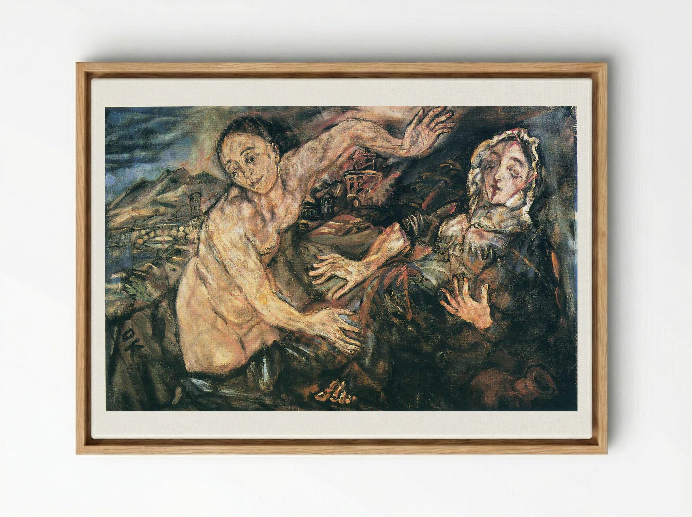 The Annunciation - Paula Modersohn-Becker - Framed Canvas Wood