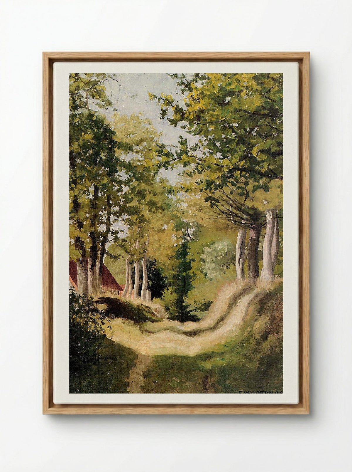 Undergrowth - Félix Vallotton - Framed Canvas Wood