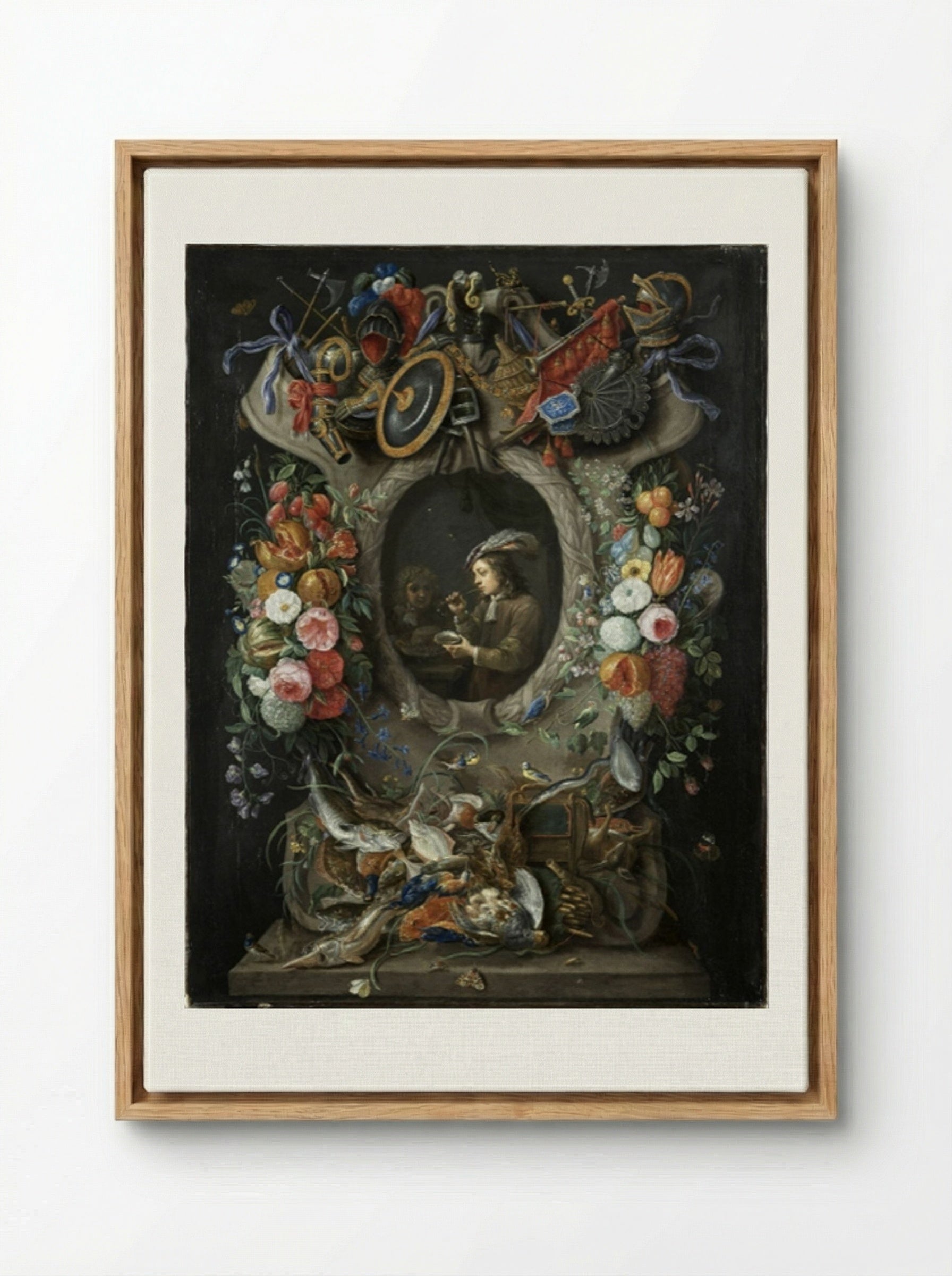 The Soap Bubbles - Jan van Kessel the Elder - Framed Canvas Wood