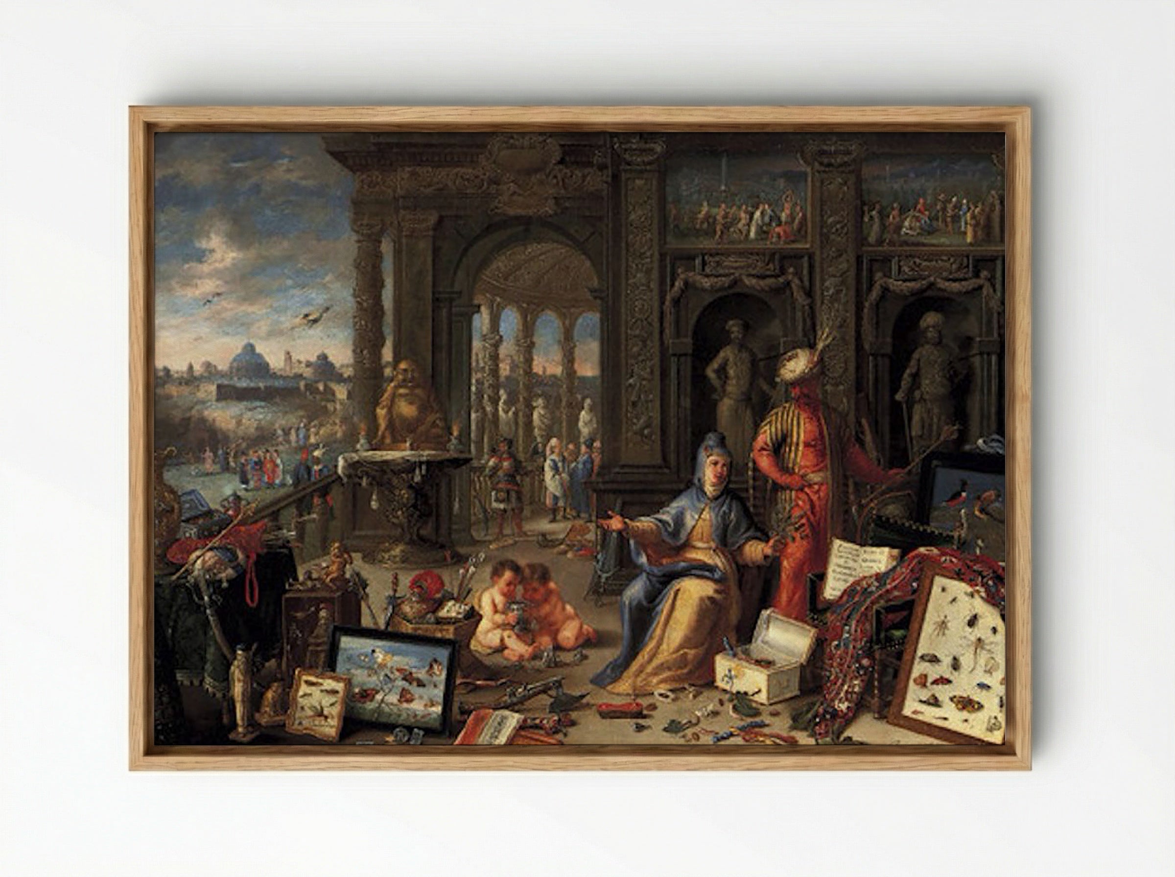Asia - Jan van Kessel the Elder - Framed Canvas Wood