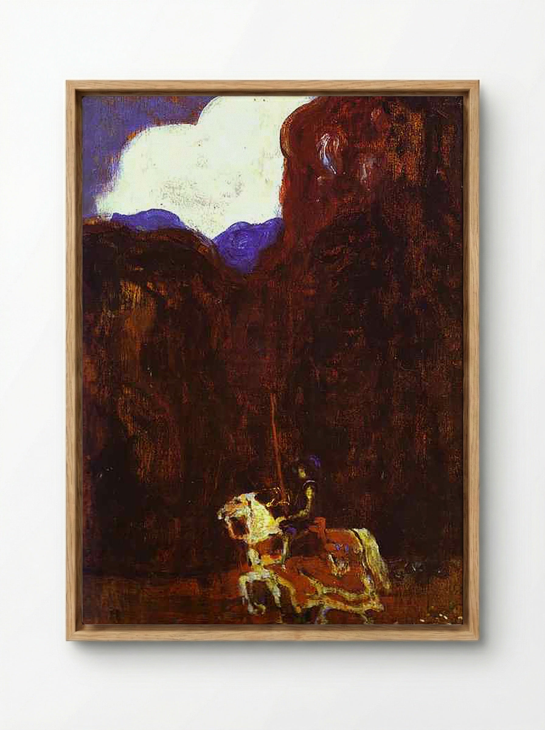 In the Forest - Nicholas Roerich - Framed Canvas Wood