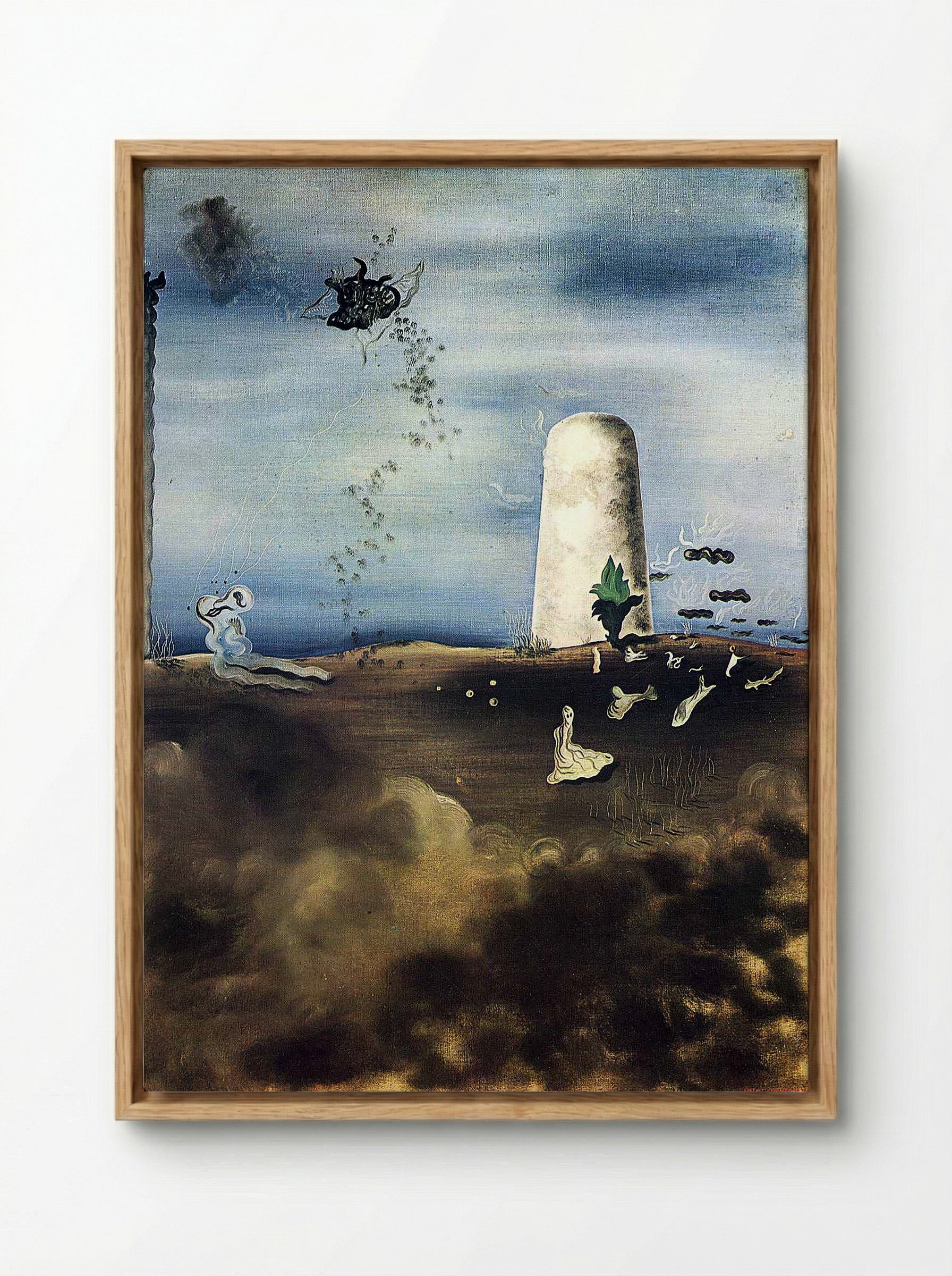Death Awaiting his Family - Salvador Dalí - Framed Canvas Wood