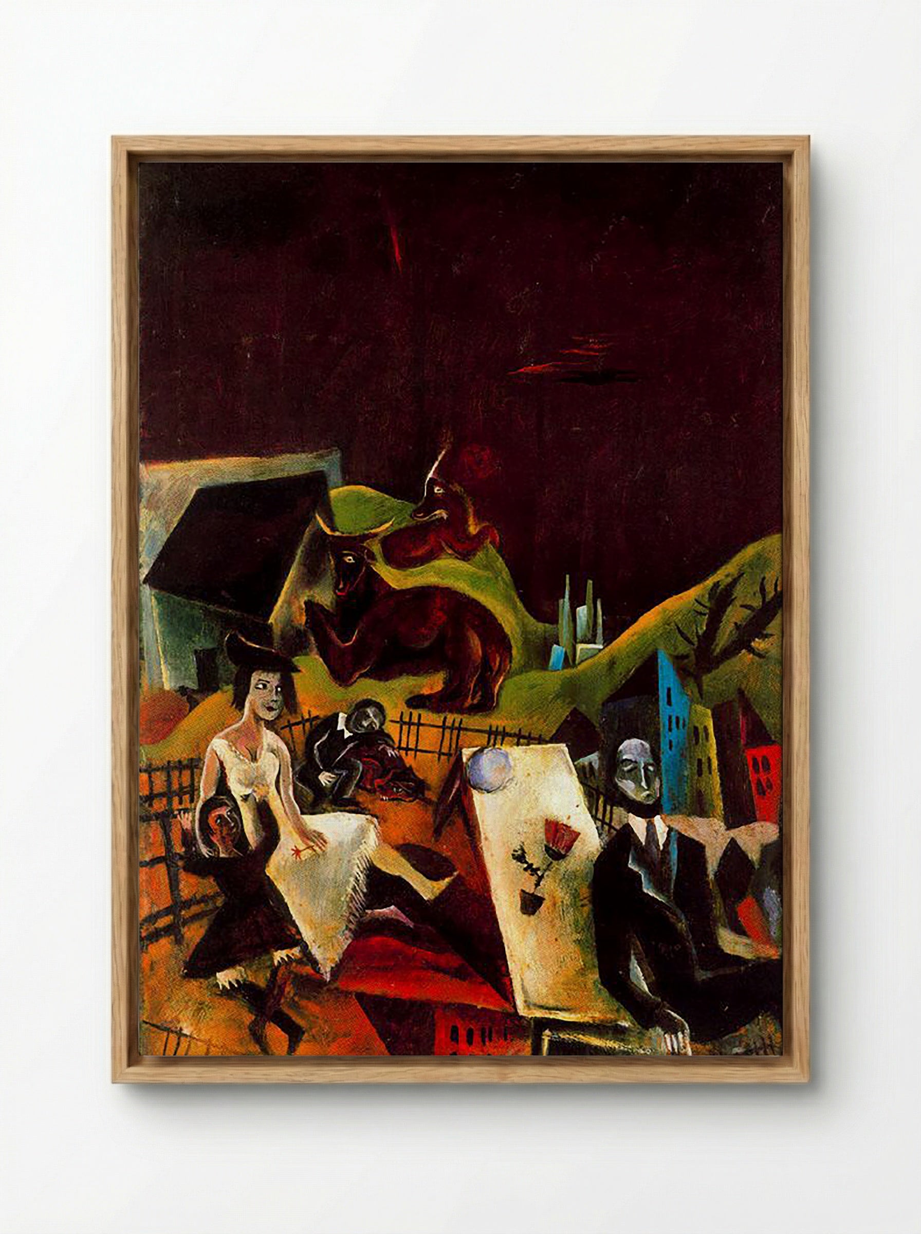 Family Excursion - Max Slevogt - Framed Canvas Wood