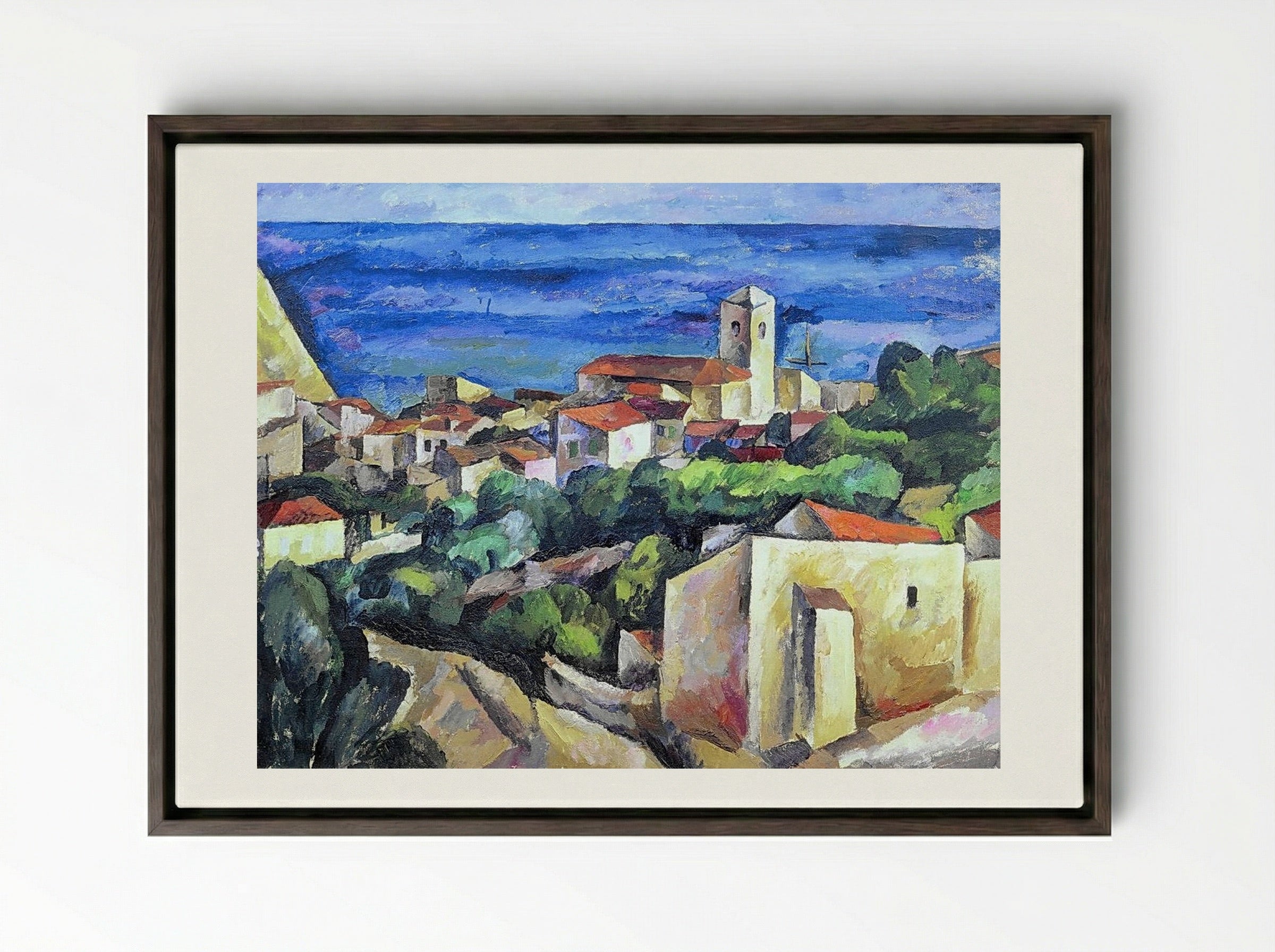 Siena - Pyotr Konchalovsky - Framed Canvas Dark Wood