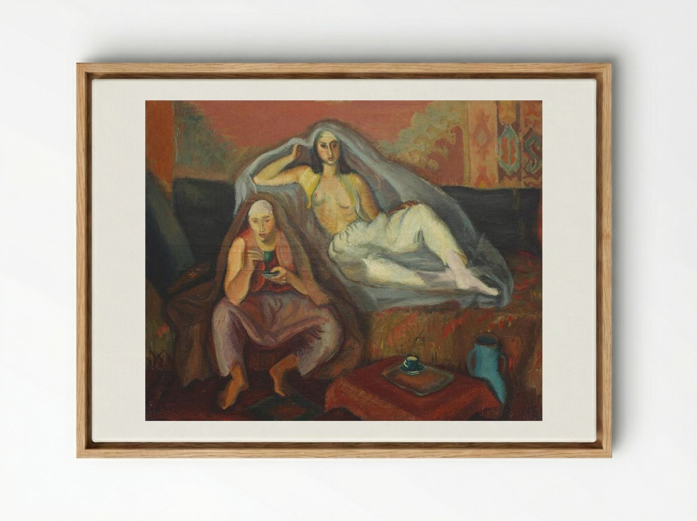 Tatar Interior - Iosif Iser - Framed Canvas Wood
