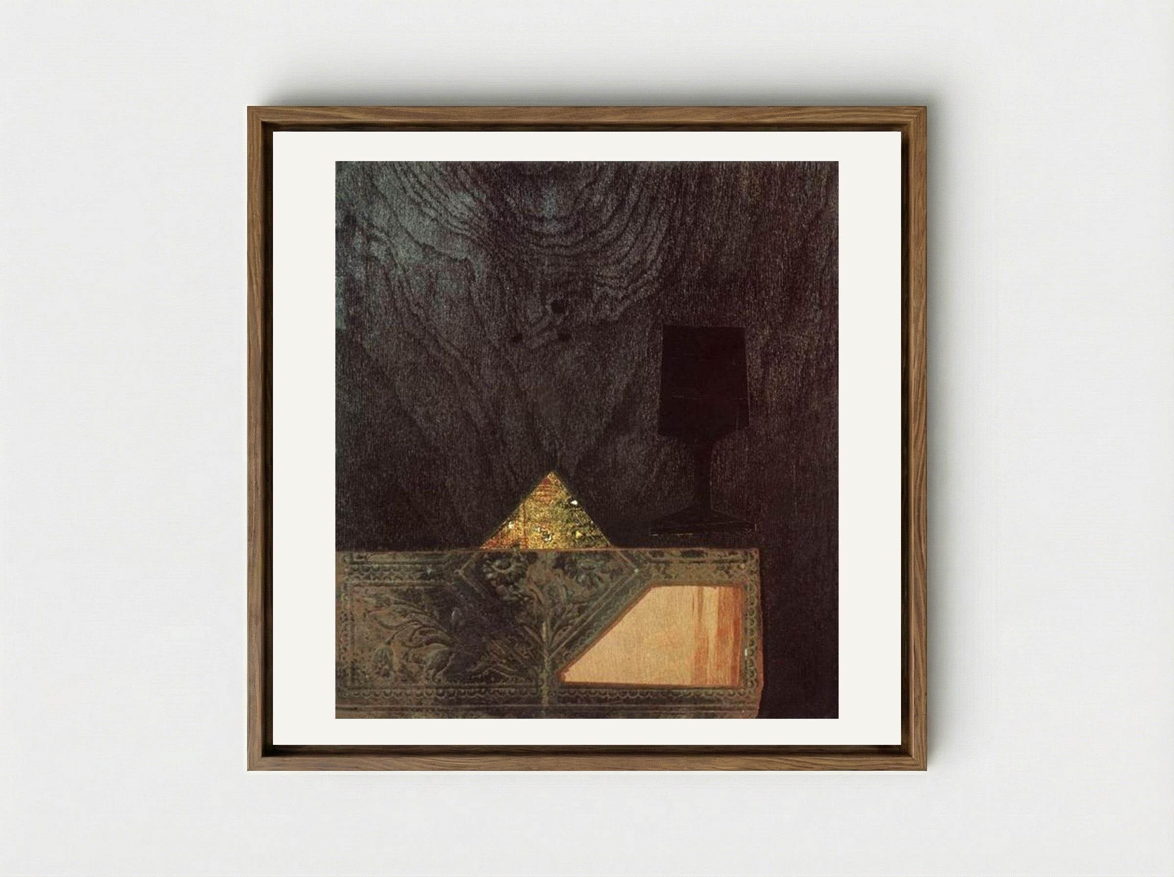 De profundis - Endre Bálint - Framed Canvas Wood