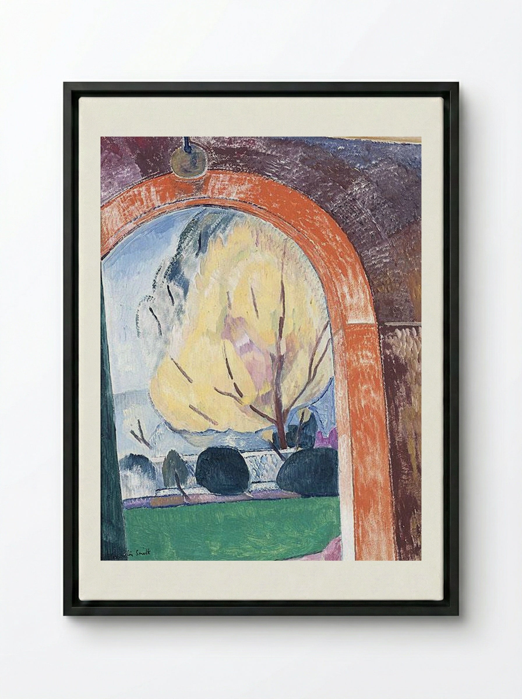 Yarralumla - Grace Cossington Smith - Framed Canvas Black