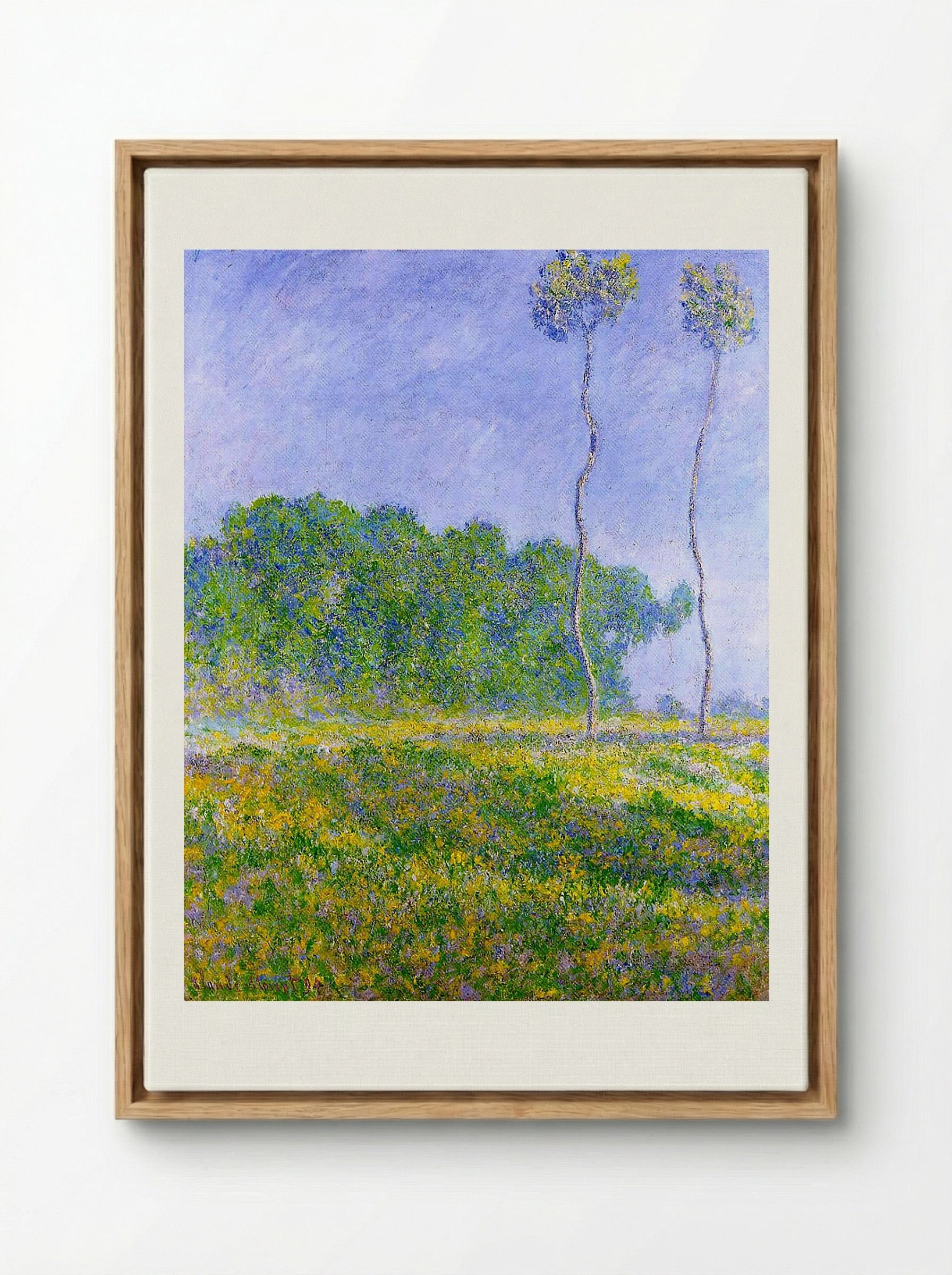 Spring Landscape - Armand Guillaumin - Framed Canvas Wood
