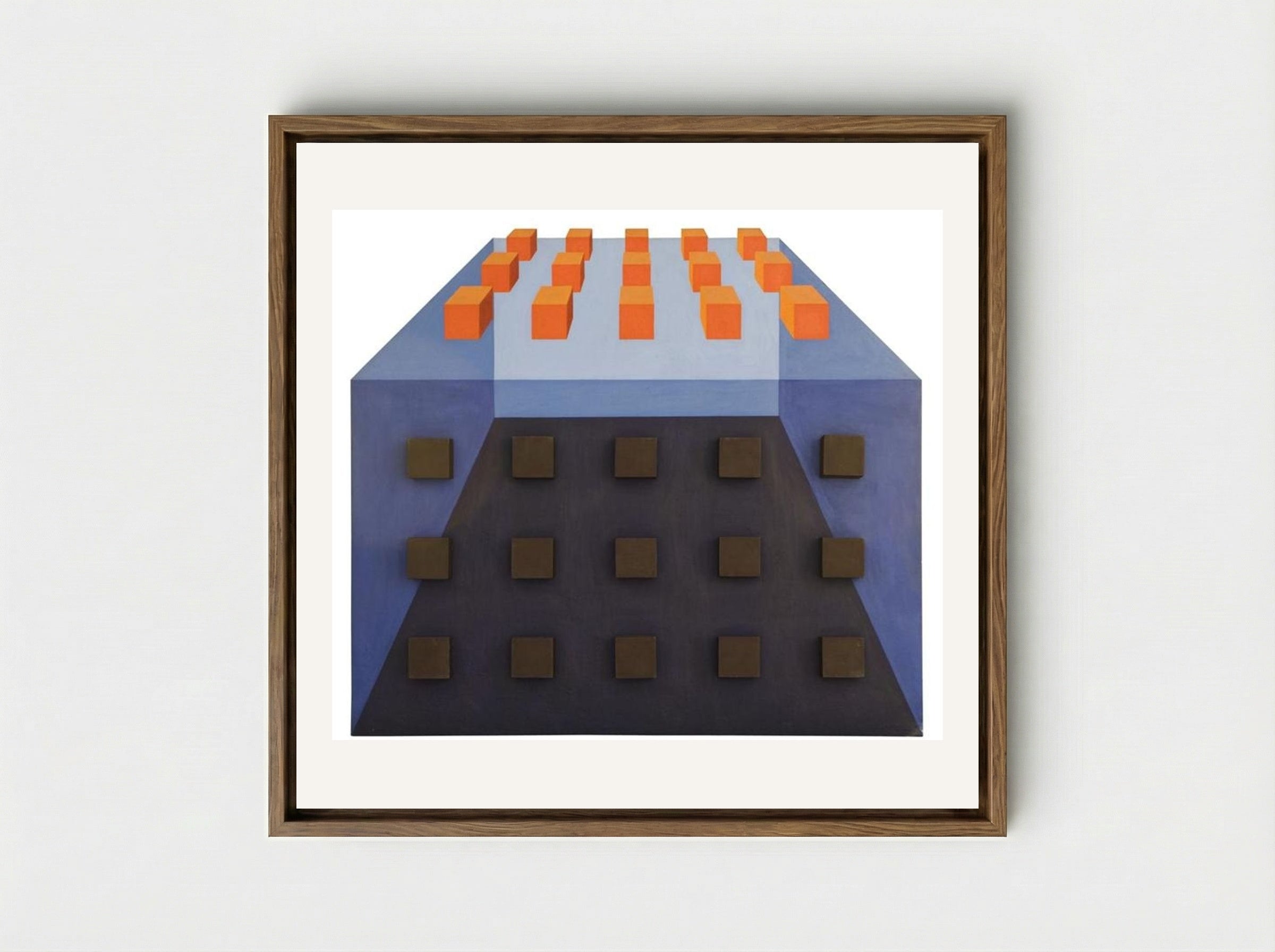 Espaço Ilusório II - Eduardo Nery - Framed Canvas Wood