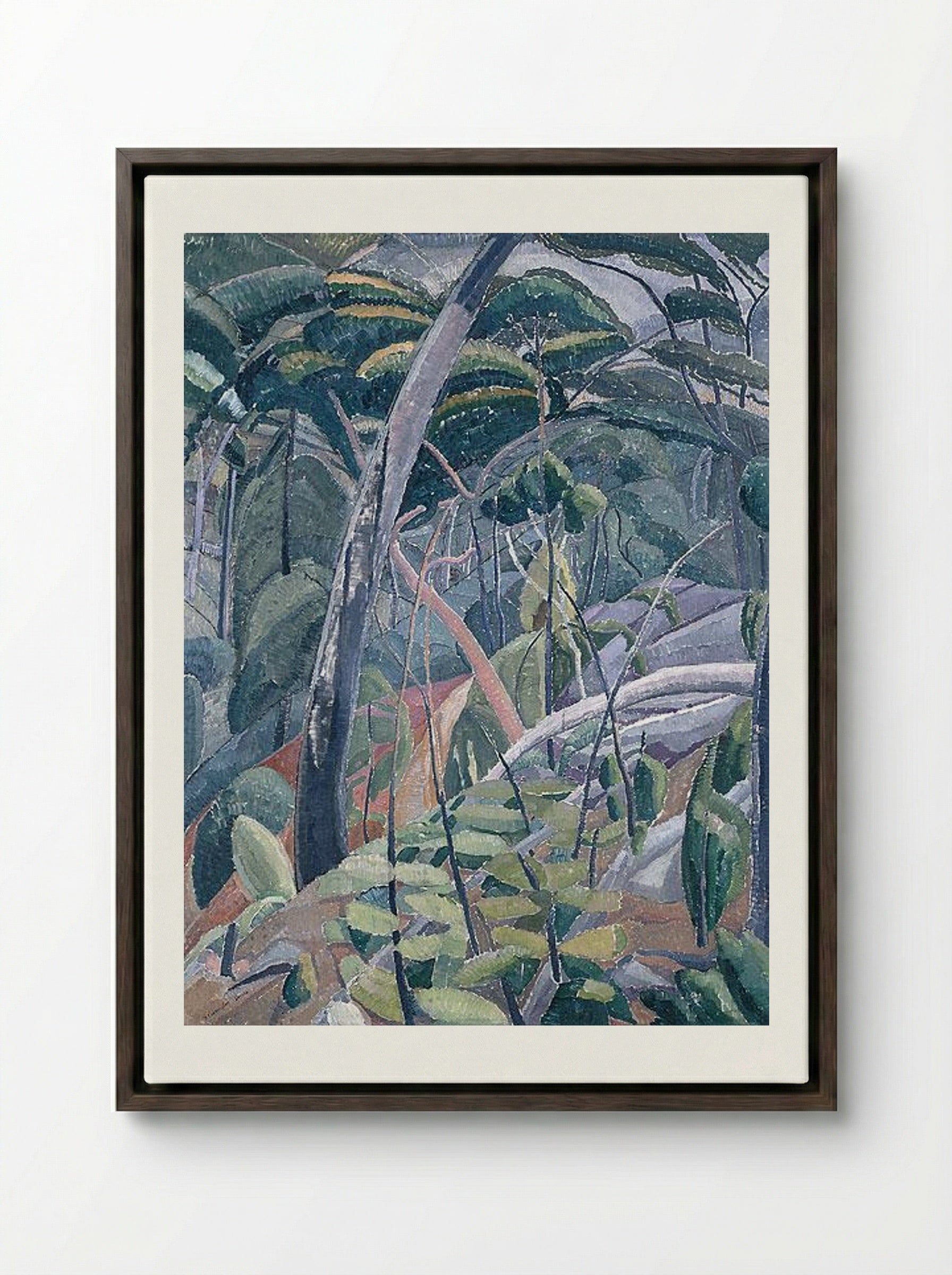 The Gully - Grace Cossington Smith - Framed Canvas Dark Wood