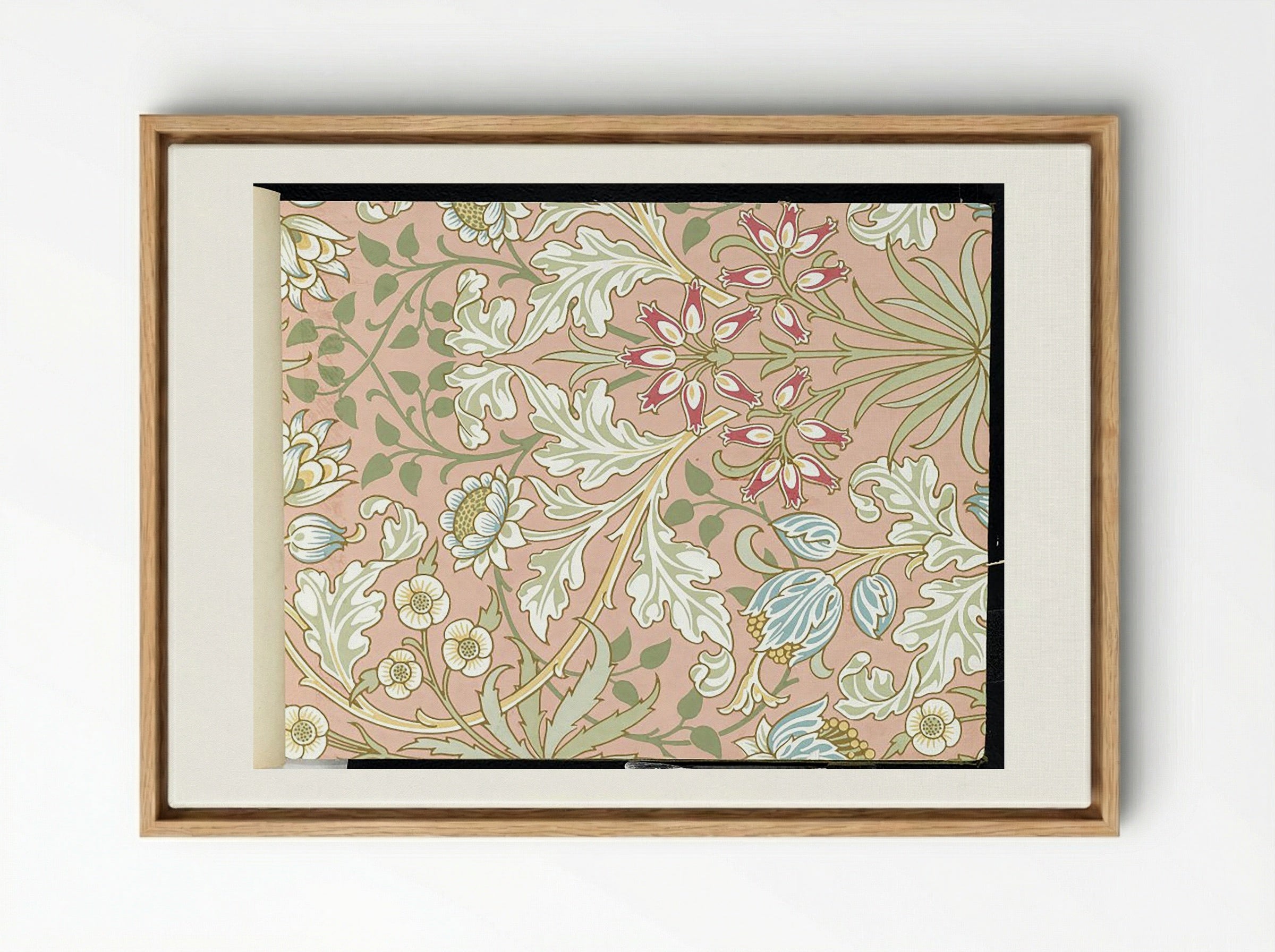 Hyacinth, Pattern No. 480 - Fine Art Print - Framed Canvas Wood