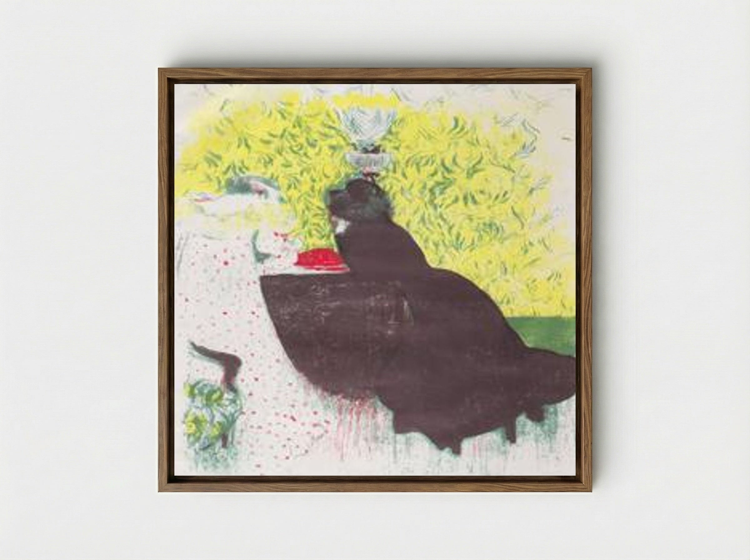 The Two Sisters - Édouard Vuillard - Framed Canvas Wood