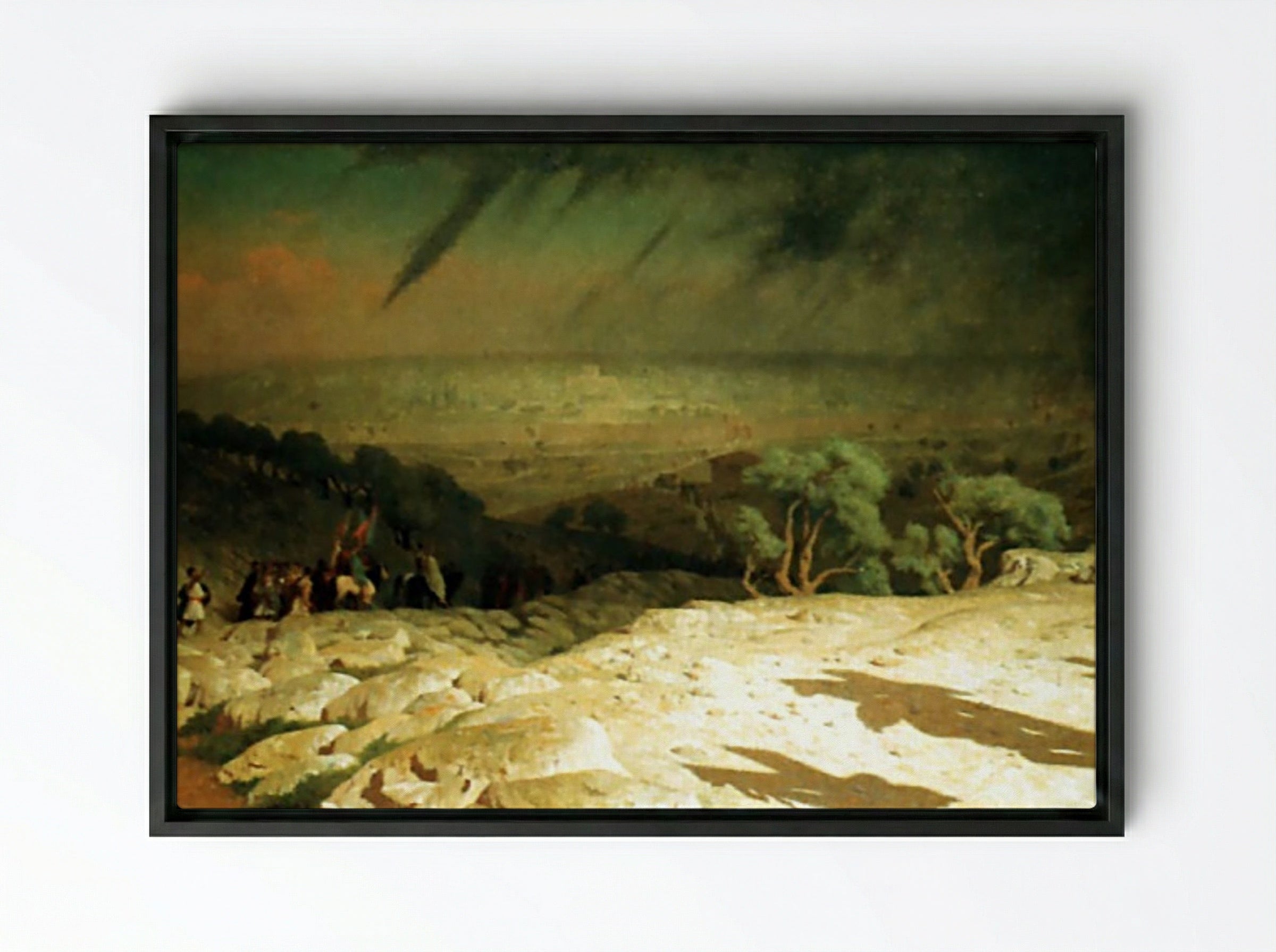 Consummatum est Jerusalem - Jean-Léon Gérôme - Framed Canvas Black