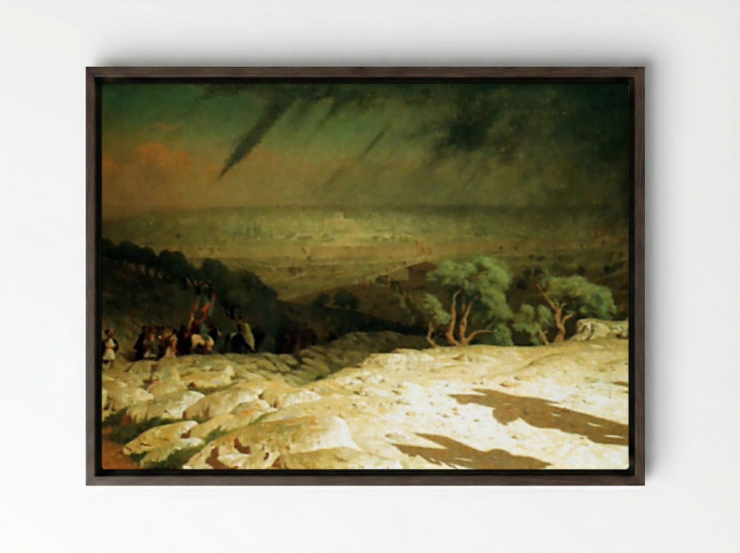 Consummatum est Jerusalem - Jean-Léon Gérôme - Framed Canvas Dark Wood