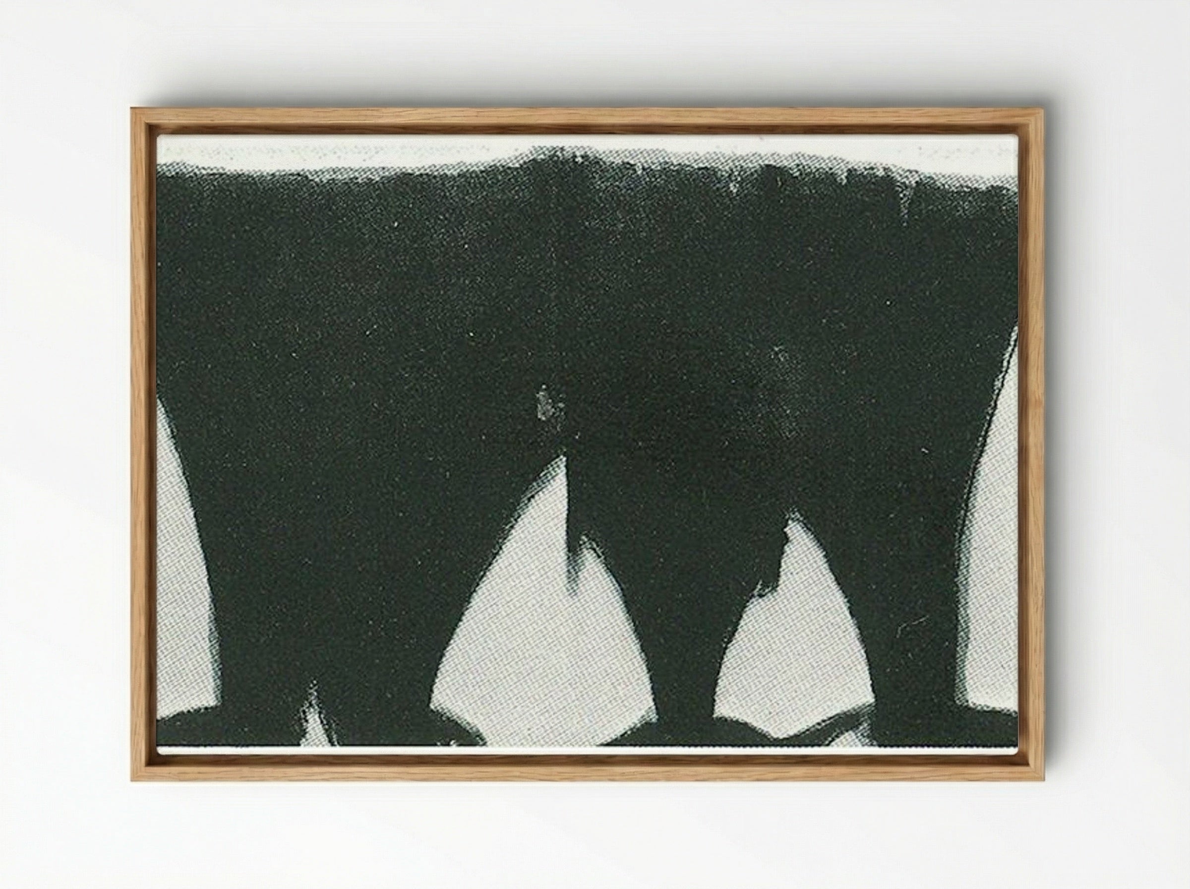 Dalet Aleph - Morris Louis - Framed Canvas Wood