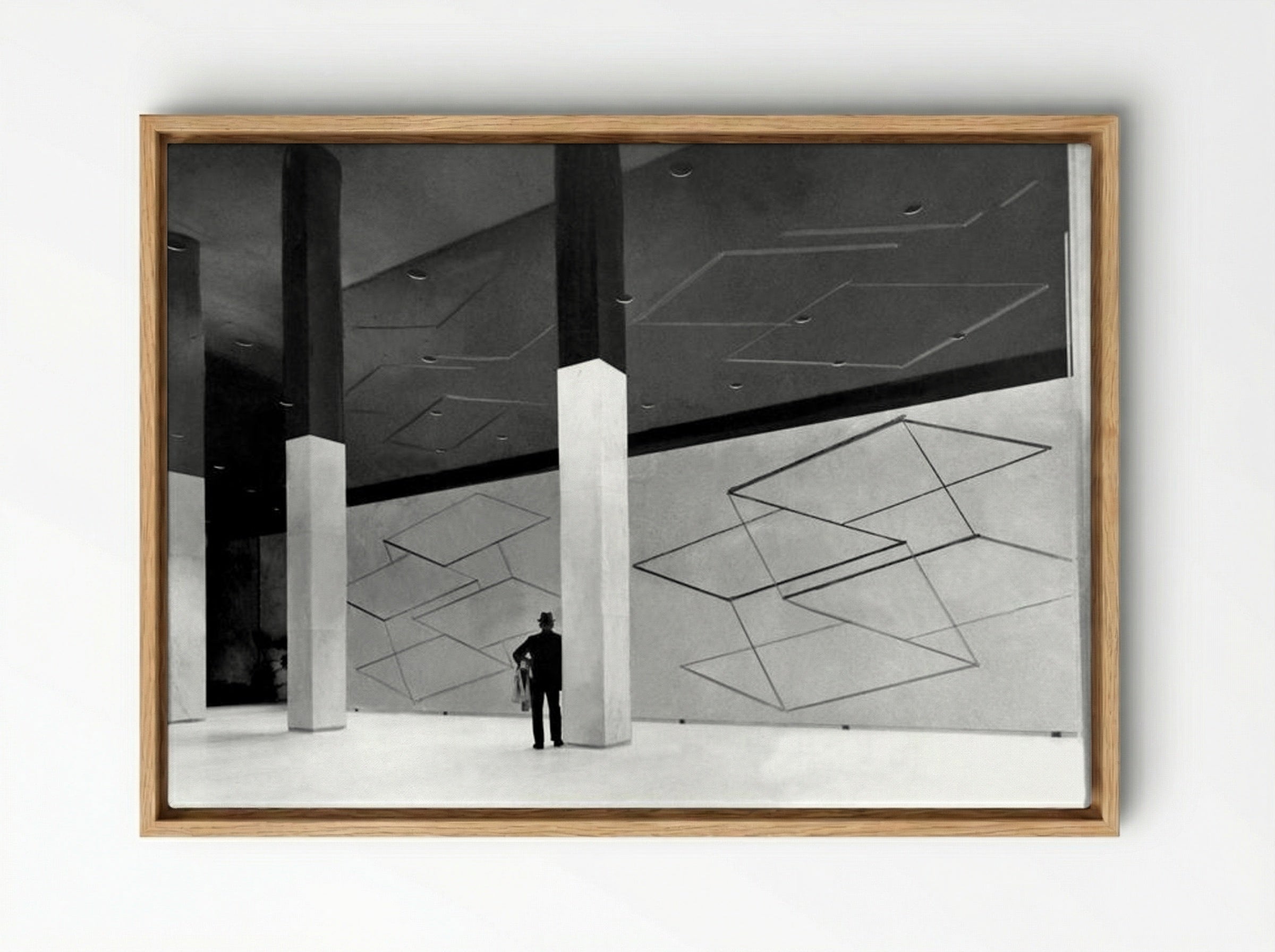 Two Structural Constellations - Josef Albers - Framed Canvas Wood