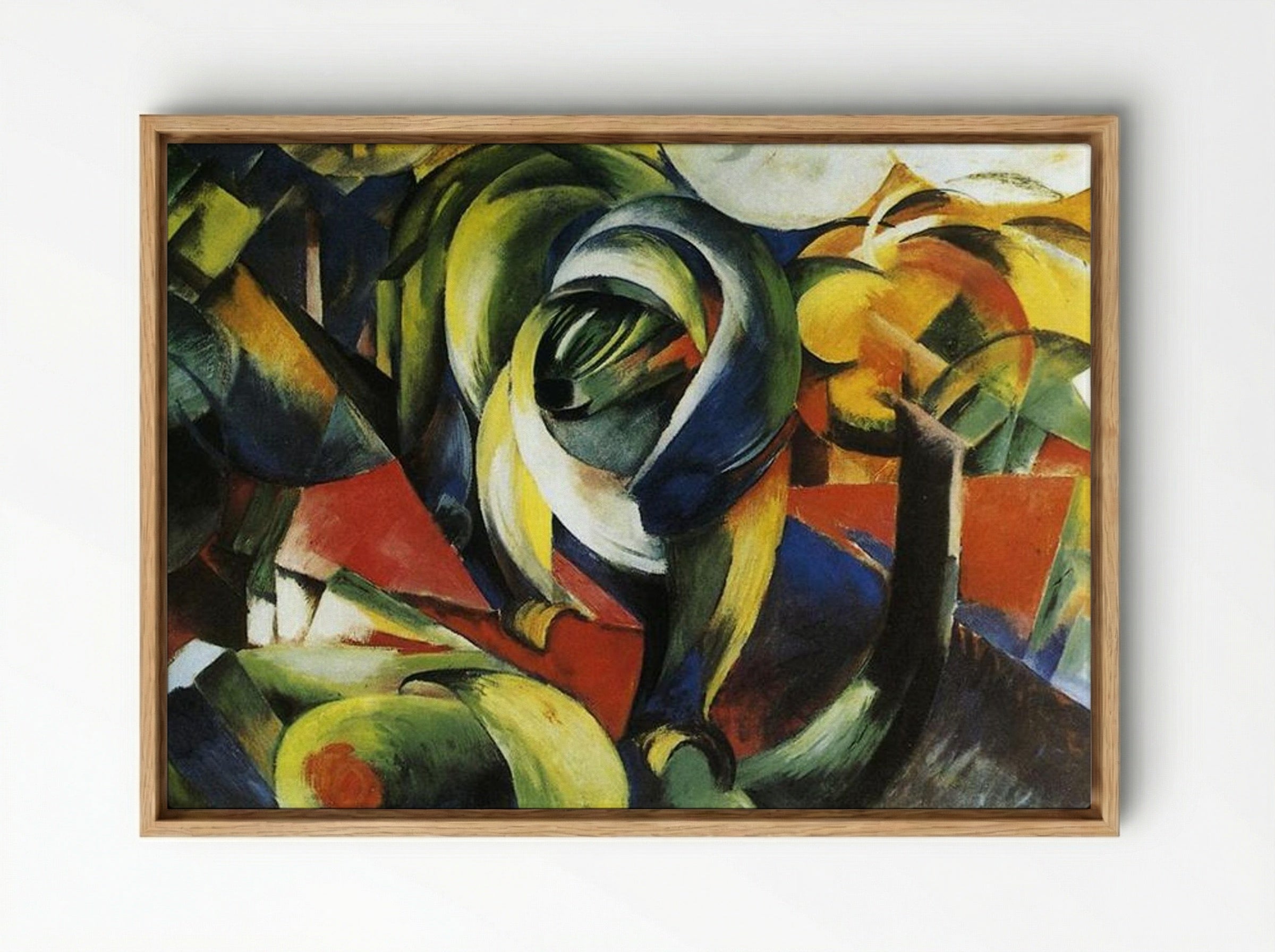 Mandrill - Franz Marc - Framed Canvas Wood