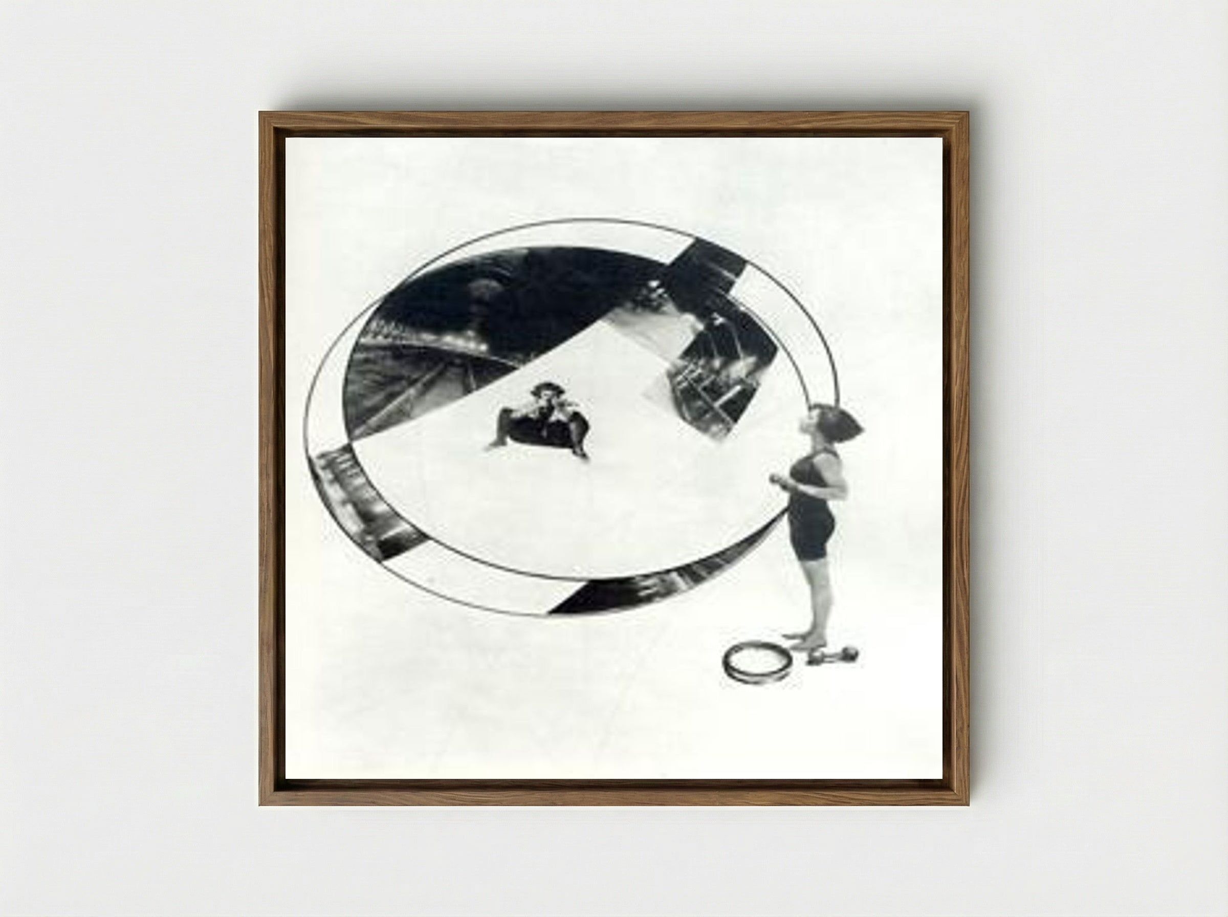 Untitled 9 (László Moholy-Nagy) - László Moholy-Nagy - Framed Canvas Wood