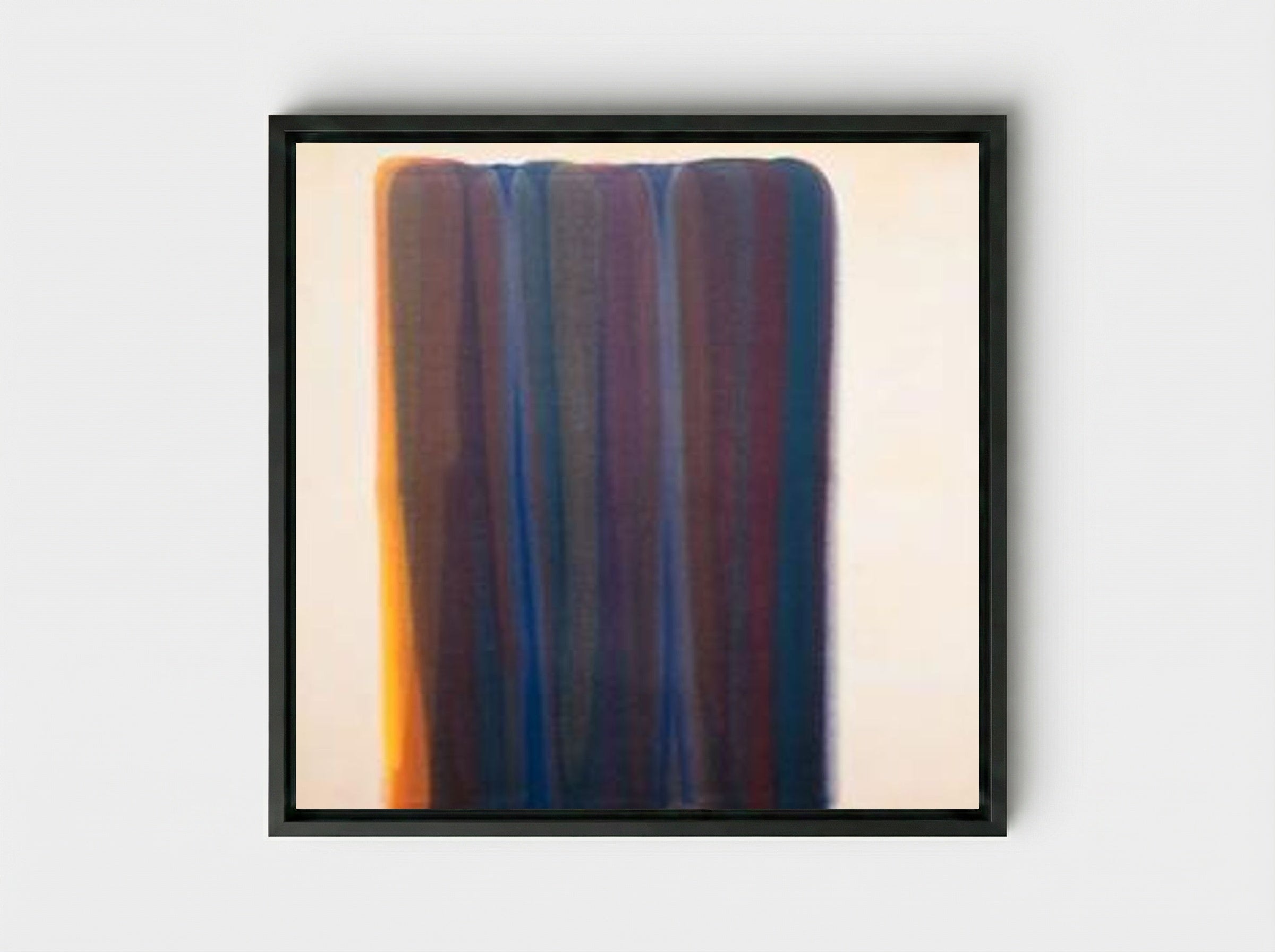 Gamma - Morris Louis - Framed Canvas Black