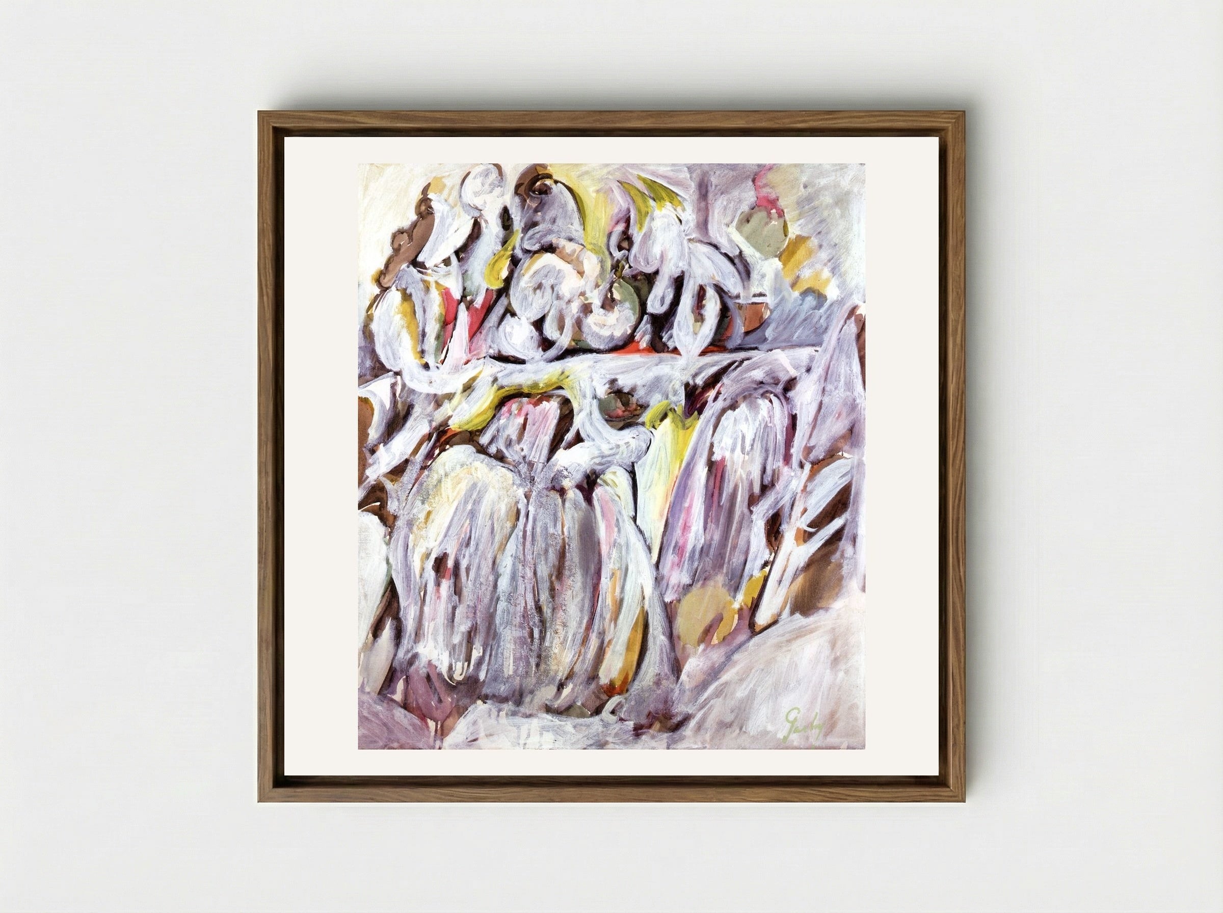 Waterfall - Arshile Gorky - Framed Canvas Wood