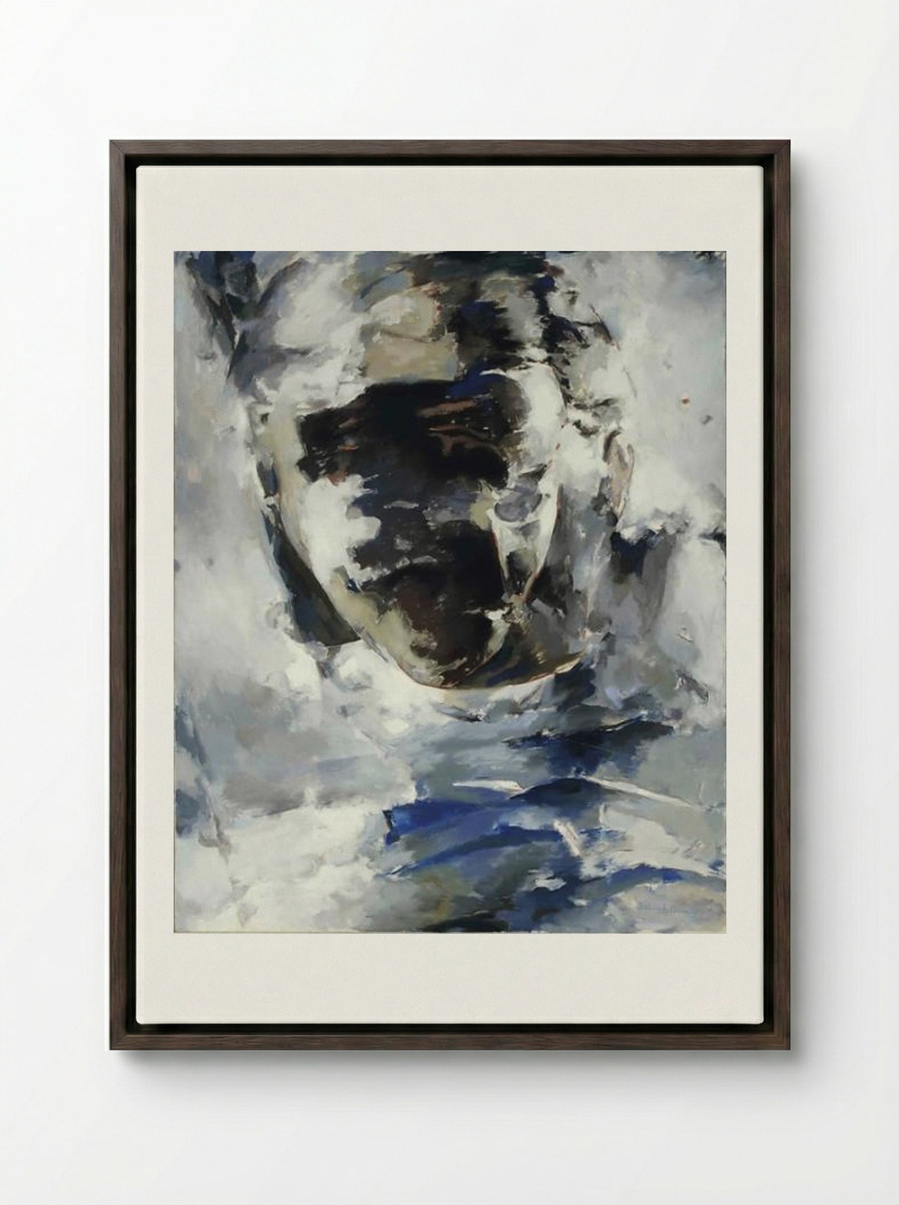 Gertrude III - Balcomb Greene - Framed Canvas Dark Wood