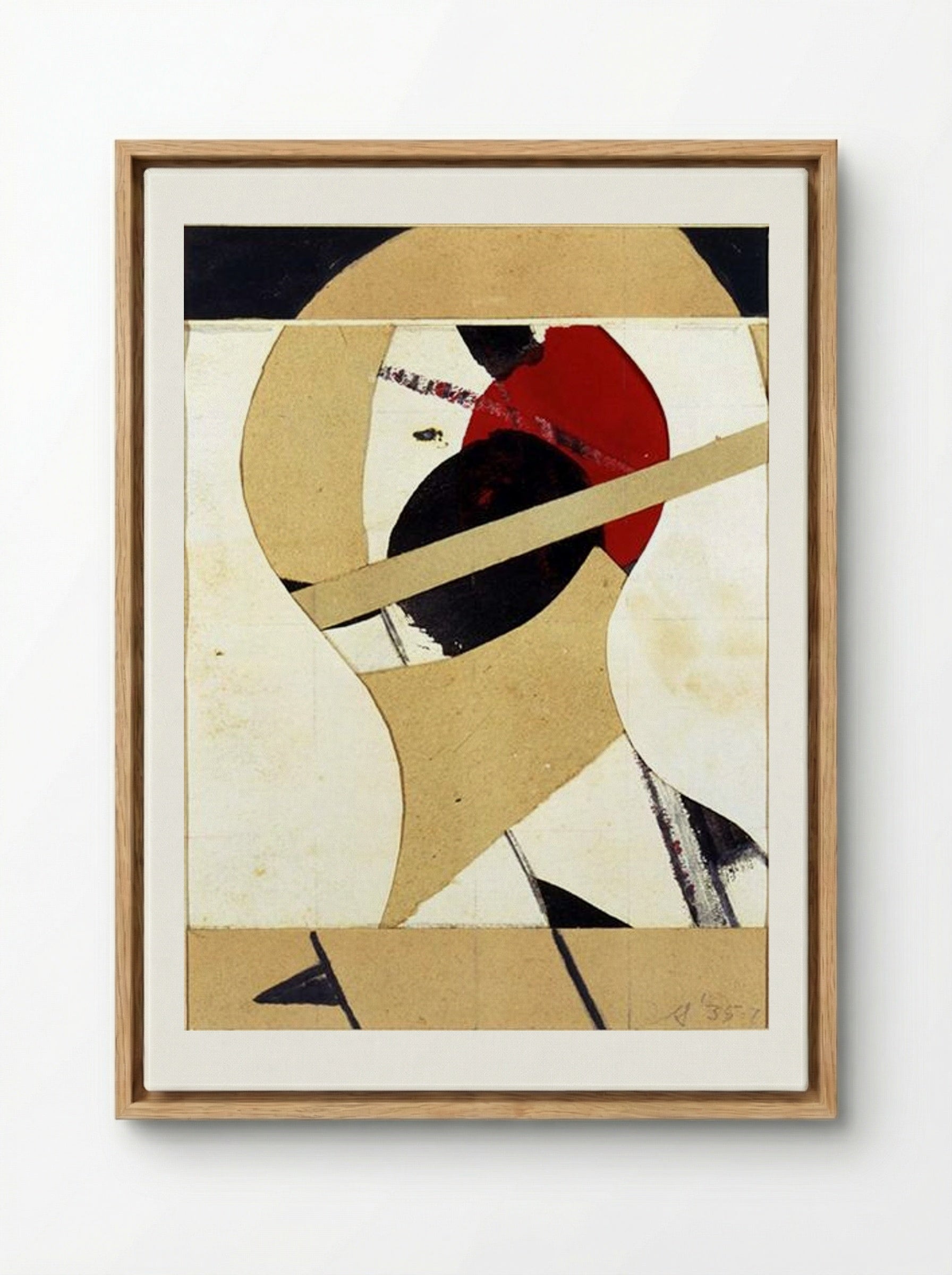 Untitled (35-7) - Balcomb Greene - Framed Canvas Wood