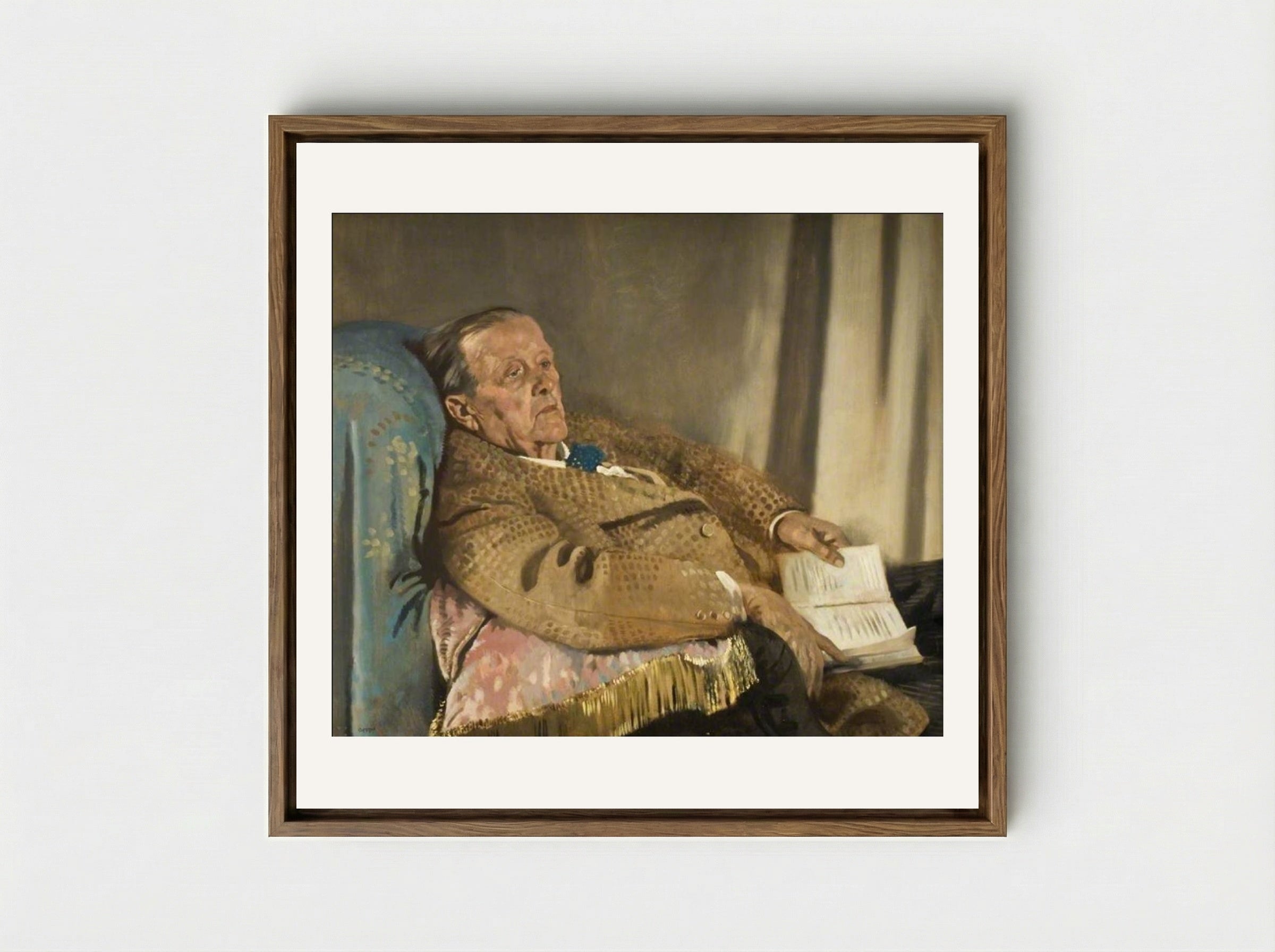 Sir Edwin Ray Lankester - Sir William Orpen - Framed Canvas Wood