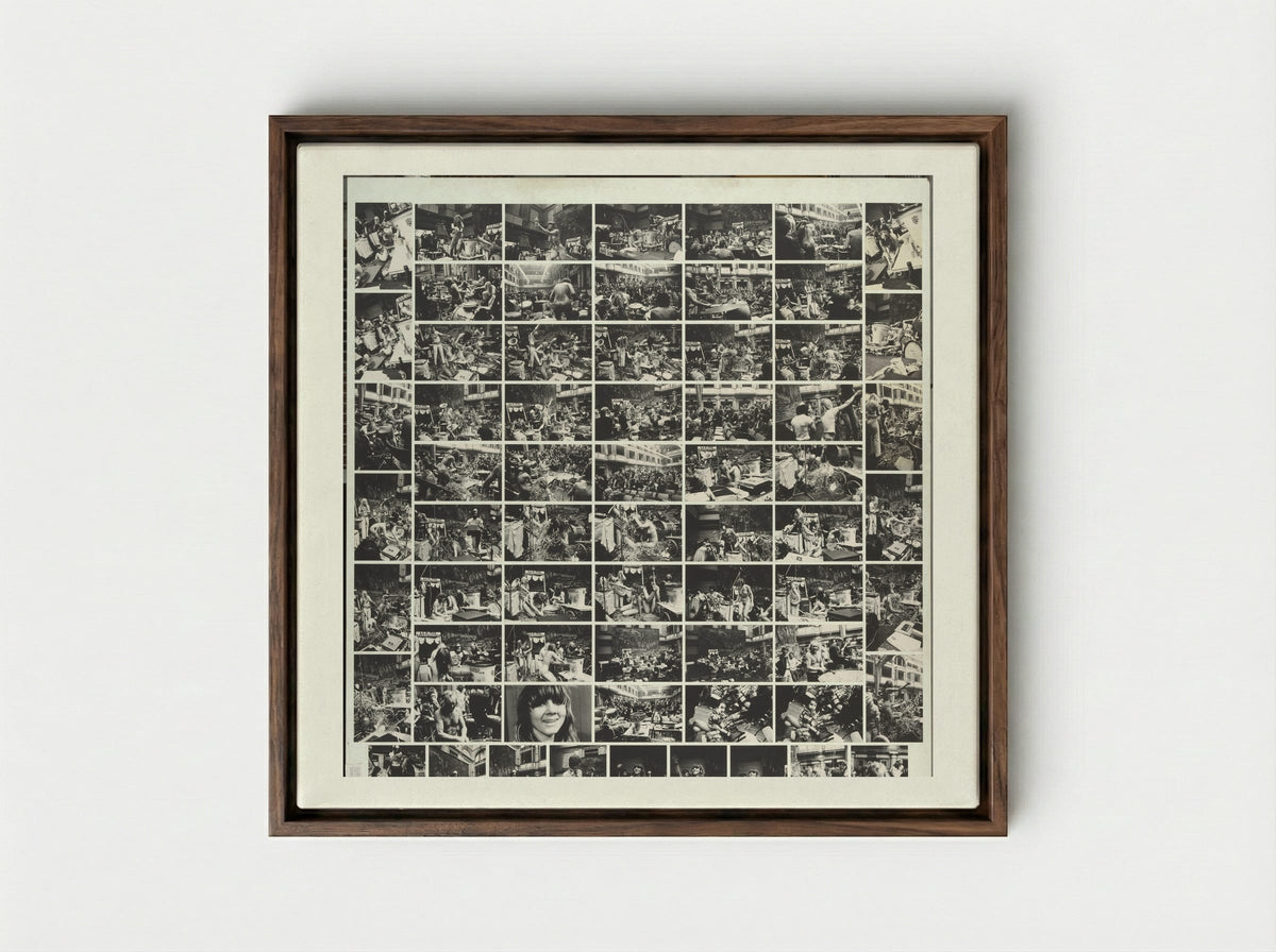 10 jaar BBK in Frascati - Pieter Boersma - Framed Canvas Dark Wood