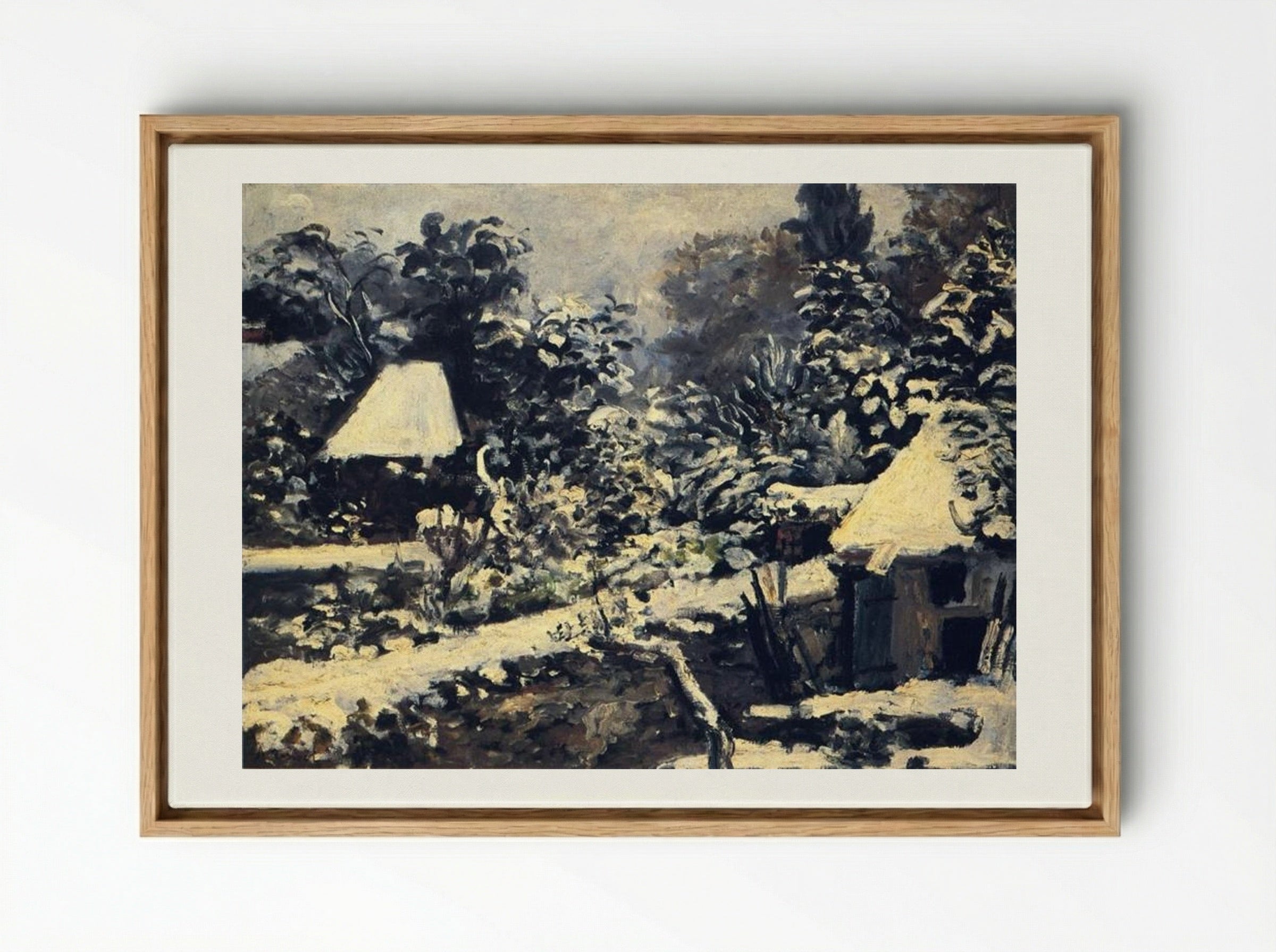 Landscape near Menton - Pierre-Auguste Renoir - Framed Canvas Wood