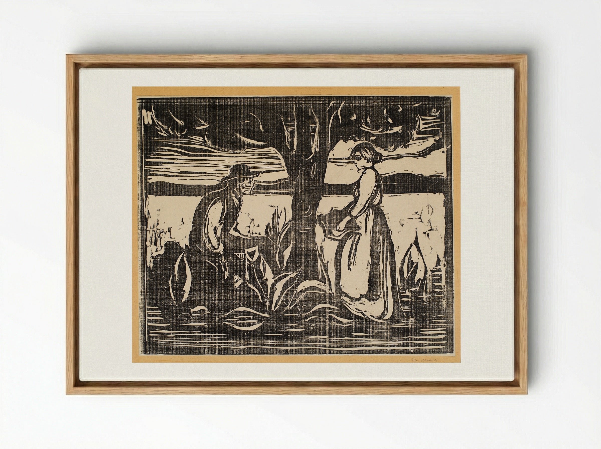 Fertility - Edvard Munch - Framed Canvas Wood