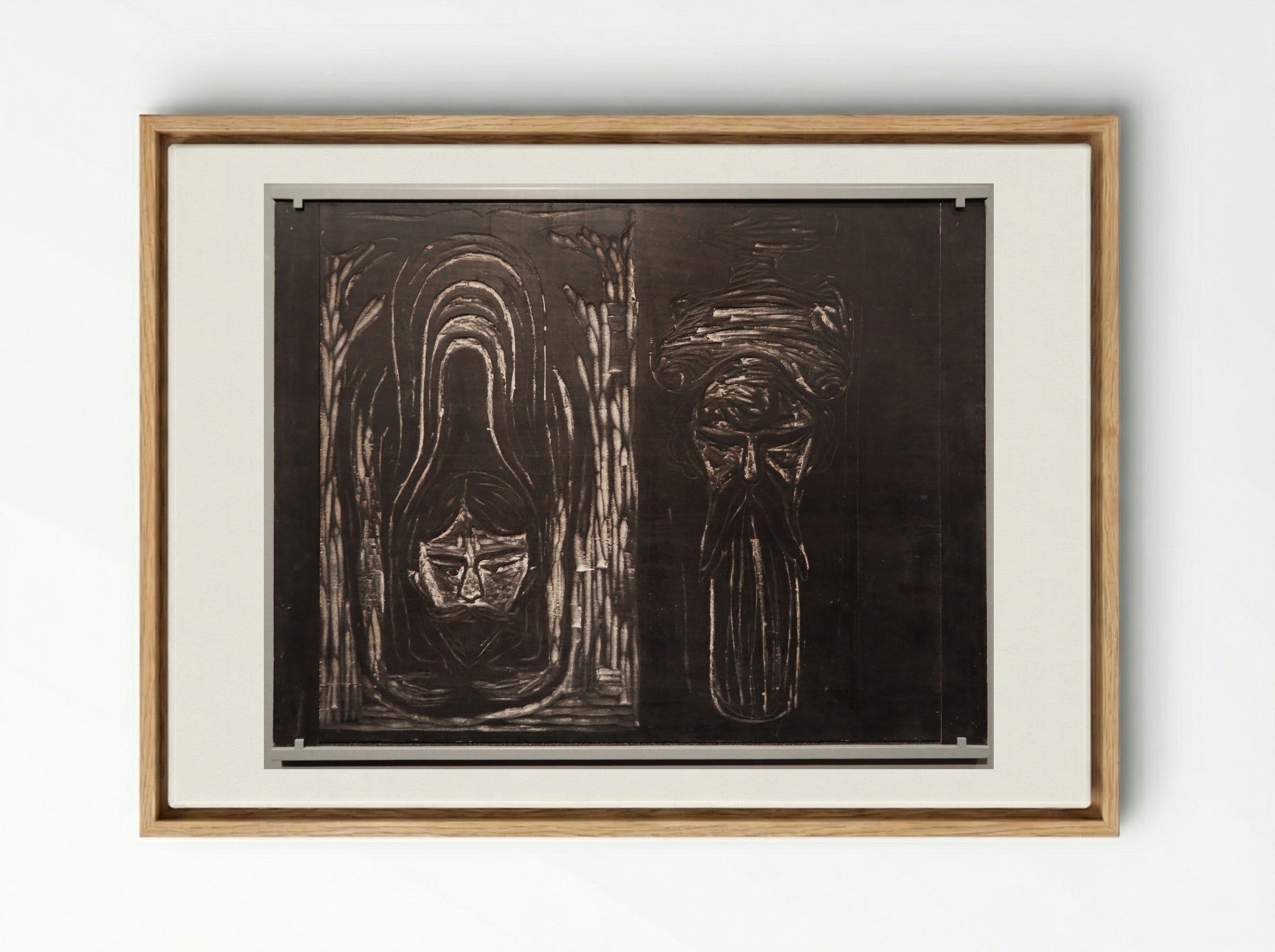 Salome - Edvard Munch - Framed Canvas Wood