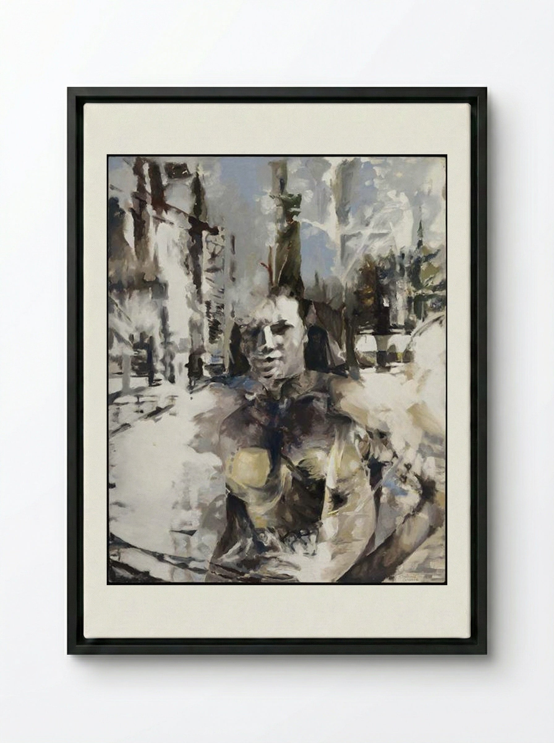 Sunlight - Balcomb Greene - Framed Canvas Black