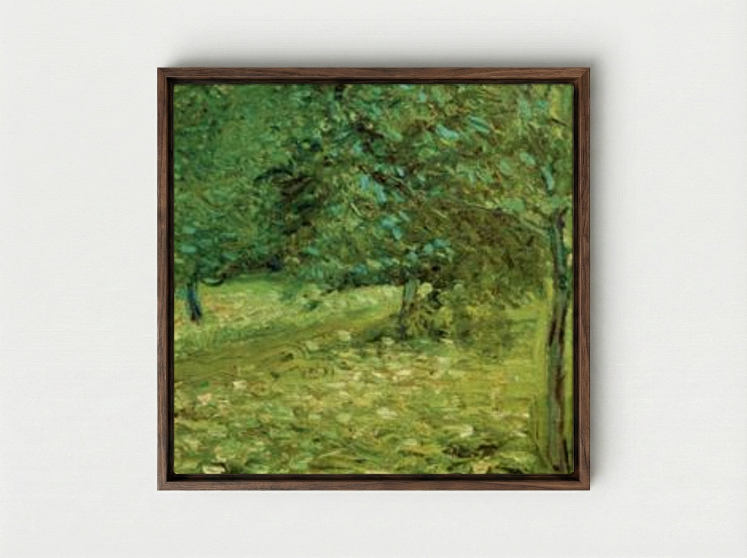 Orchard - Richard Gerstl - Framed Canvas Dark Wood