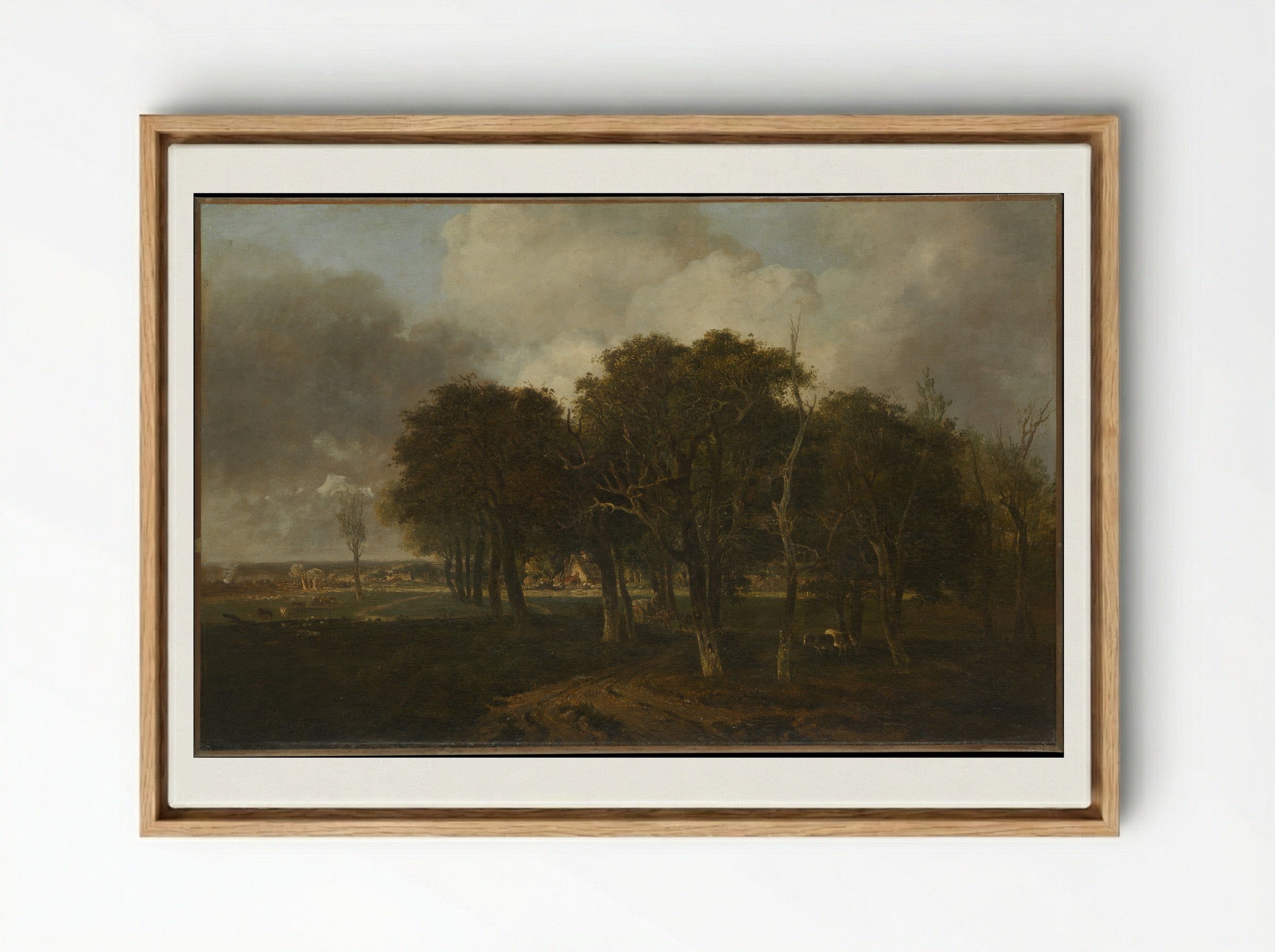 Hautbois Common, Norfolk - John Crome - Framed Canvas Wood