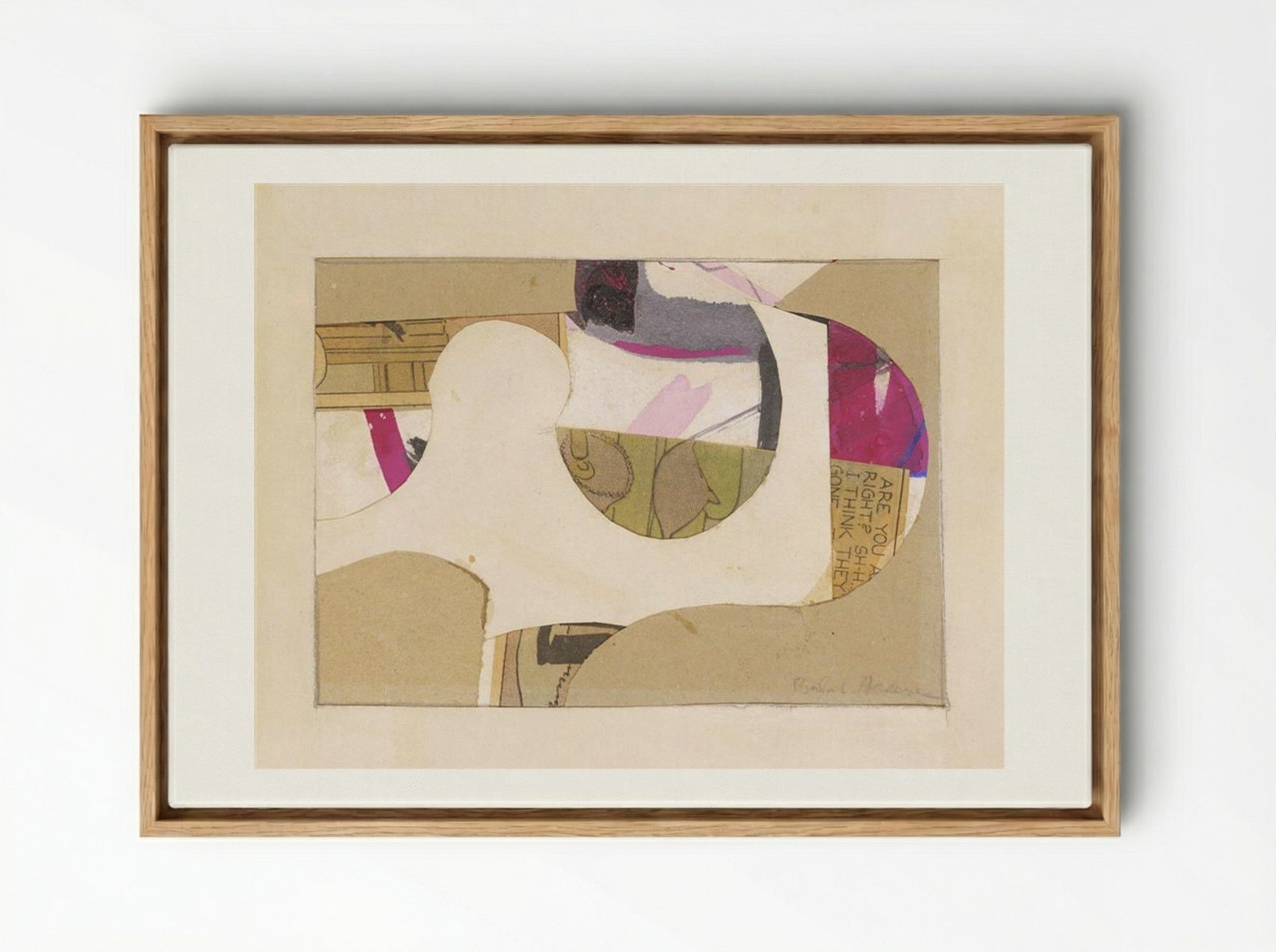 Untitled (34-8) - Balcomb Greene - Framed Canvas Wood