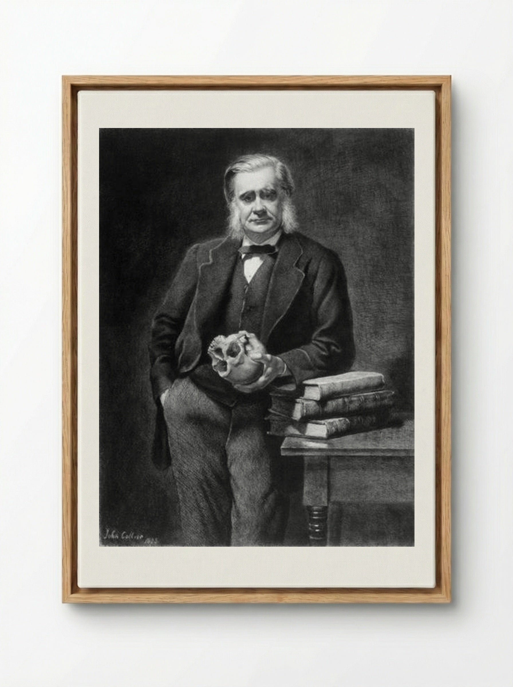Thomas Henry Huxley - John Collier - Framed Canvas Wood