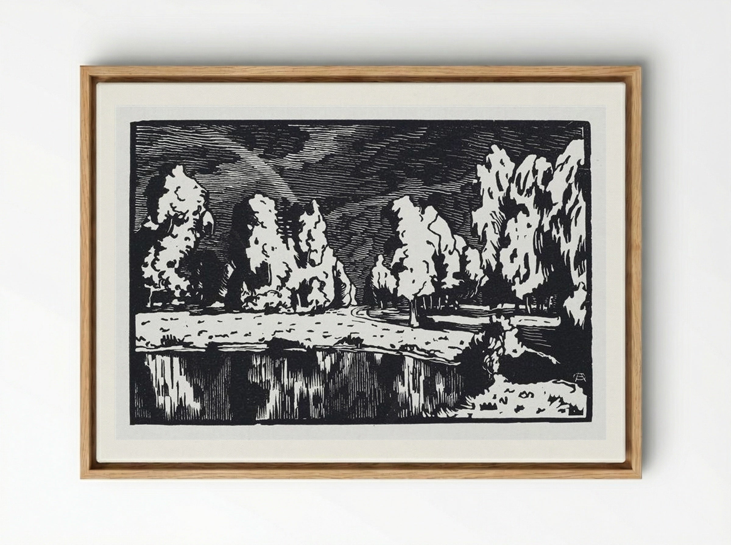 Rainbow - Anna Ostroumova-Lebedeva - Framed Canvas Wood