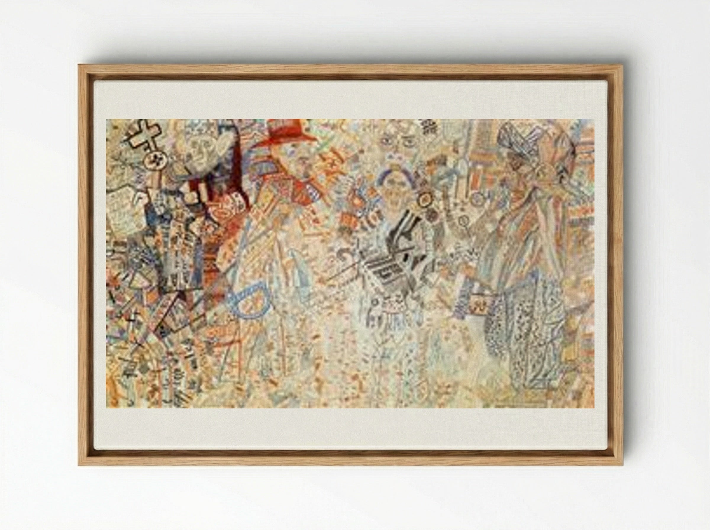 Colonial Policy - Pavel Filonov - Framed Canvas Wood
